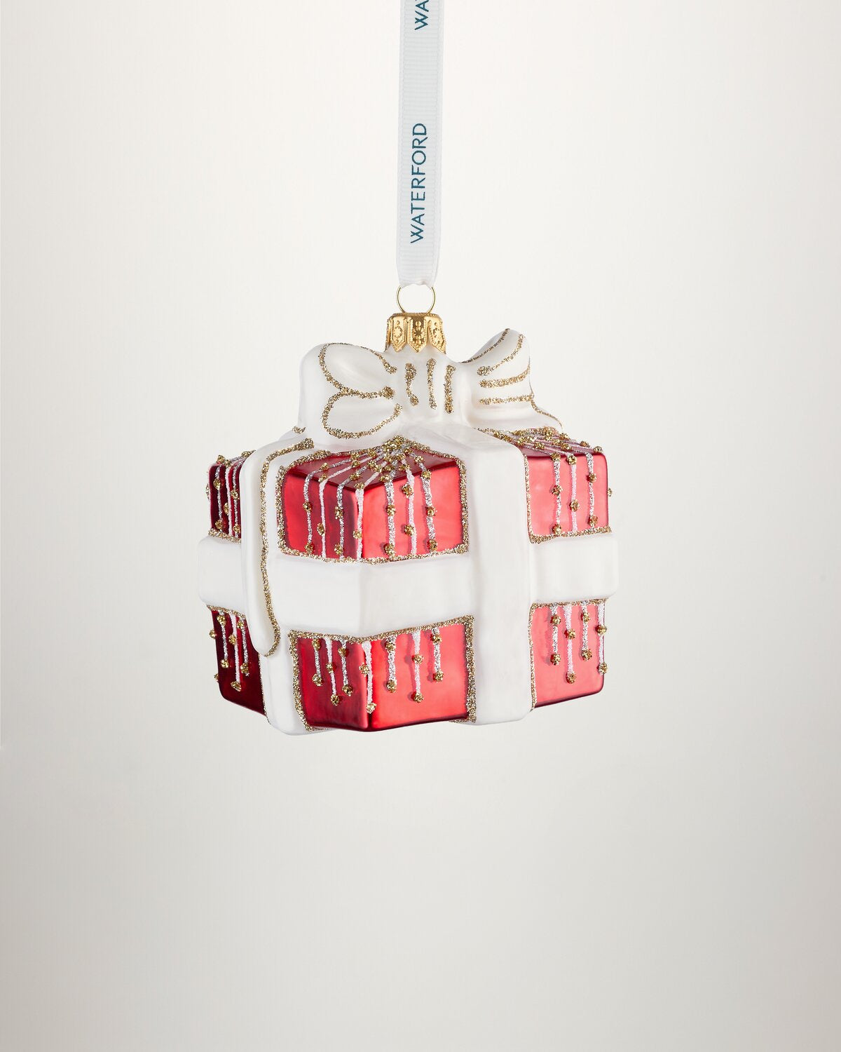 Christmas Holiday Heirlooms Red Present Ornament | Waterford
