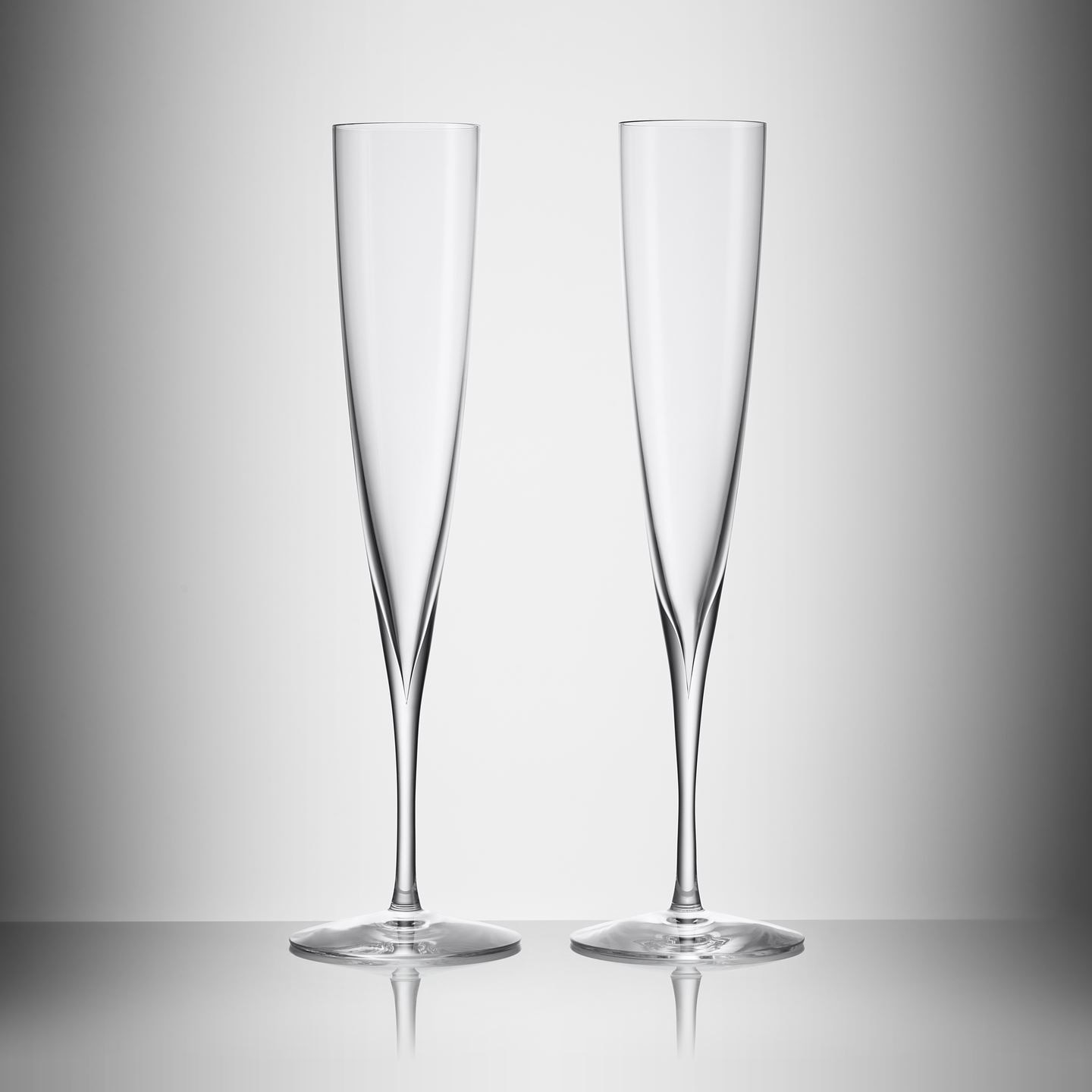 WATERFORD Crystal CHAMPAGNE FLUTES Adare Pattern Set of 2 -  Canada