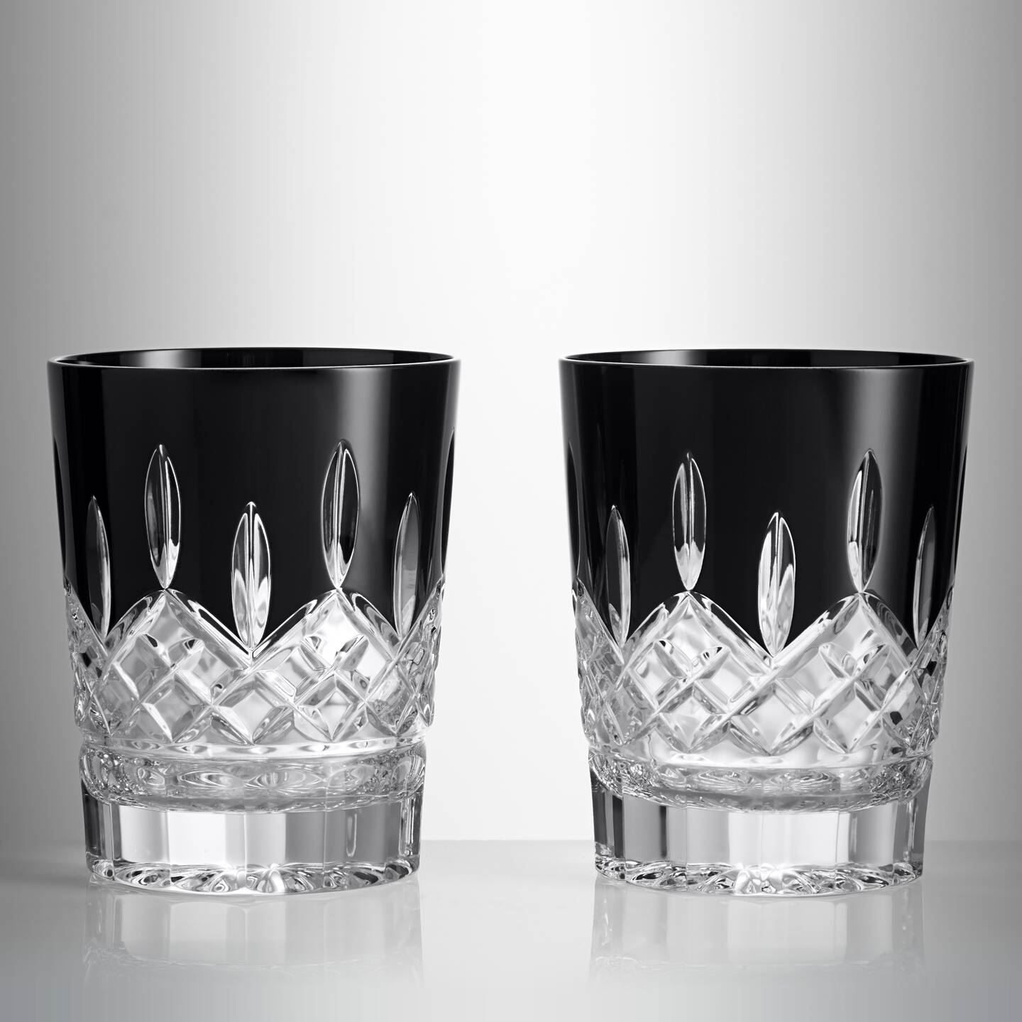 Waterford Crystal Lismore Black Collection Martini Glasses, Set of 2