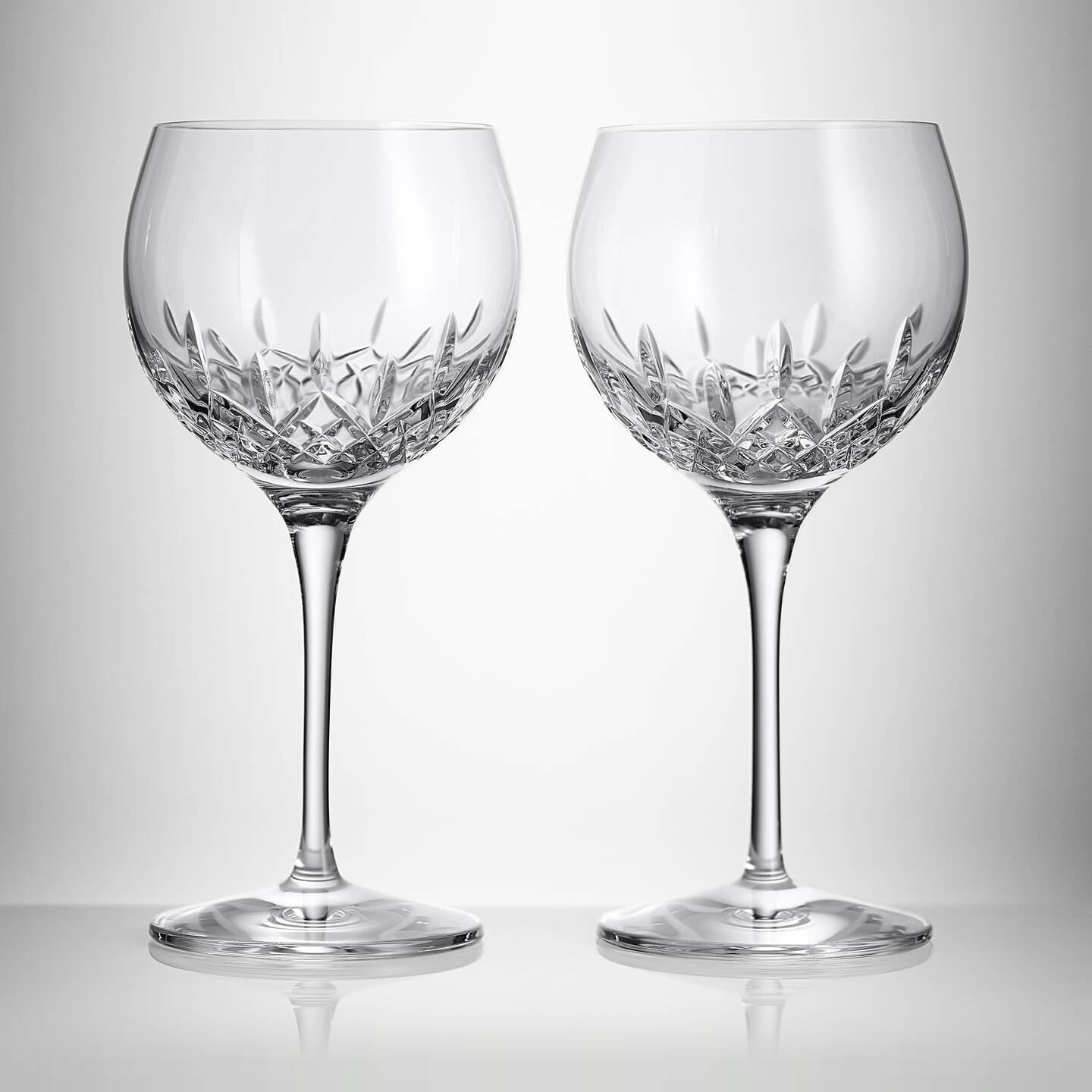 7.5 Waterford Crystal Lismore Balloon Wine Glass Set of 4