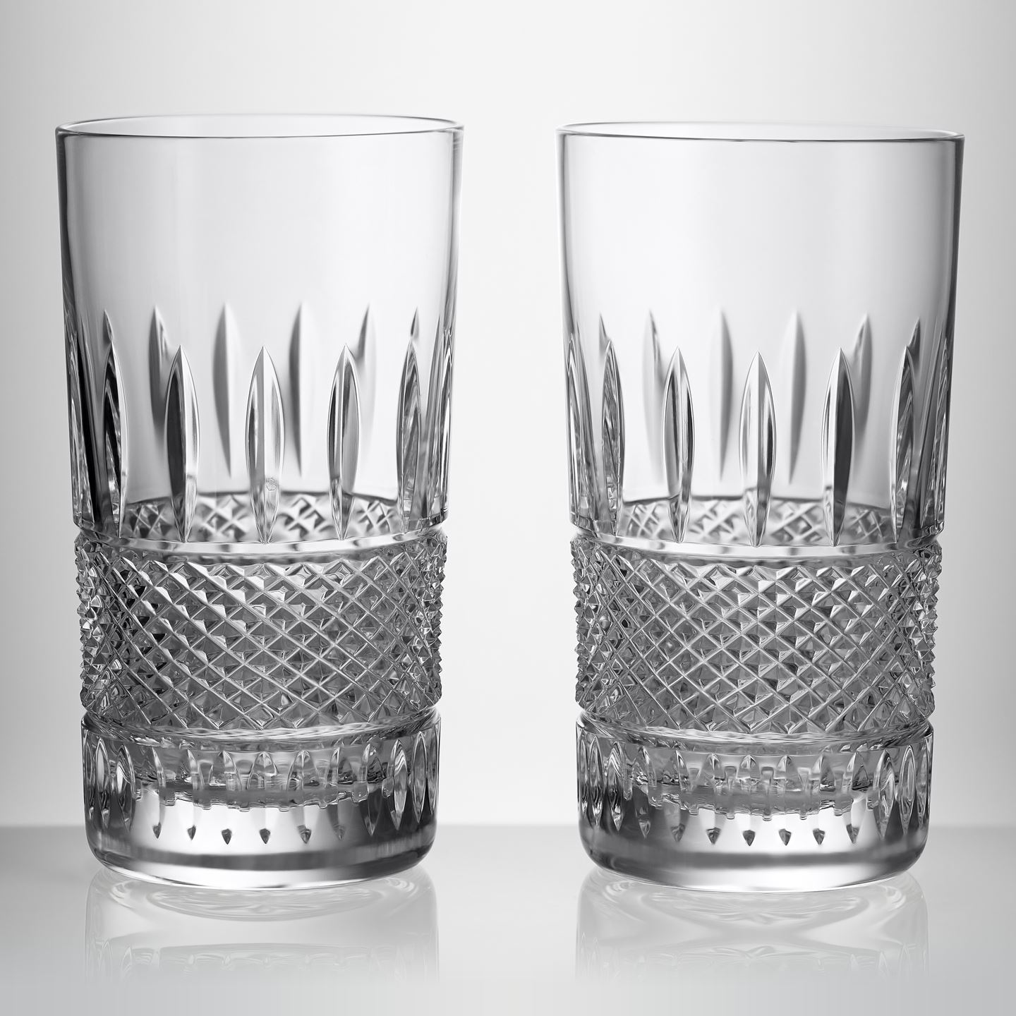 Irish Handmade Crystal Hi-Ball Glass by Scholten & Baijings for J