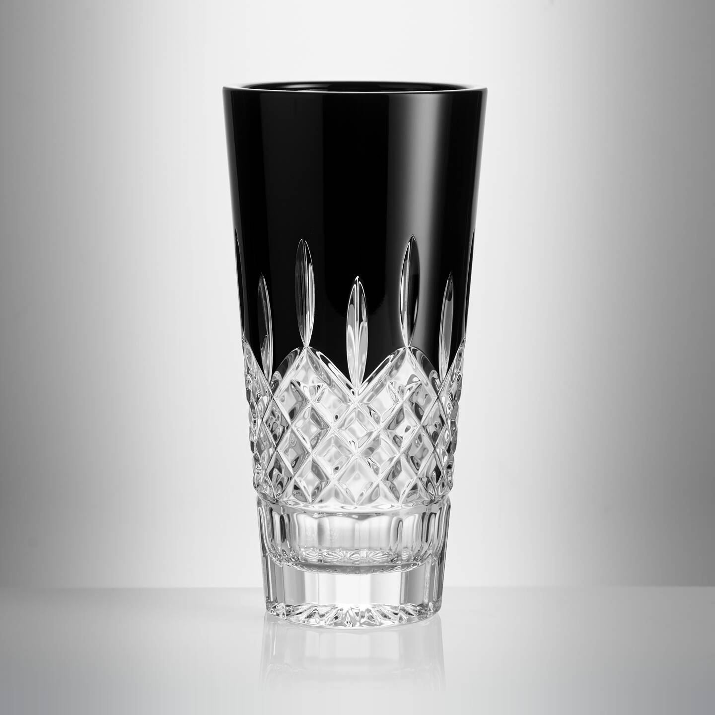 Waterford Lismore Black Vase, 10