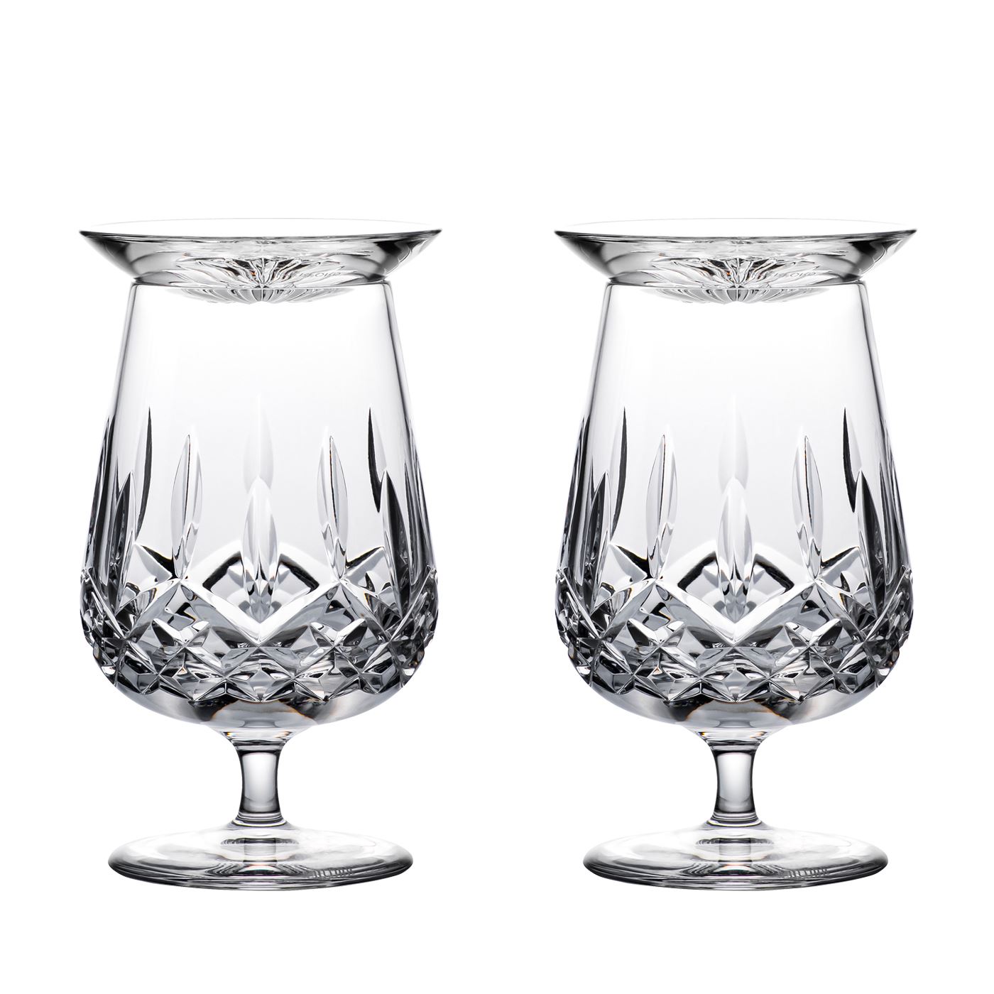 Lot - A SET OF FIVE WATERFORD CUT CRYSTAL BRANDY SNIFTERS IN THE