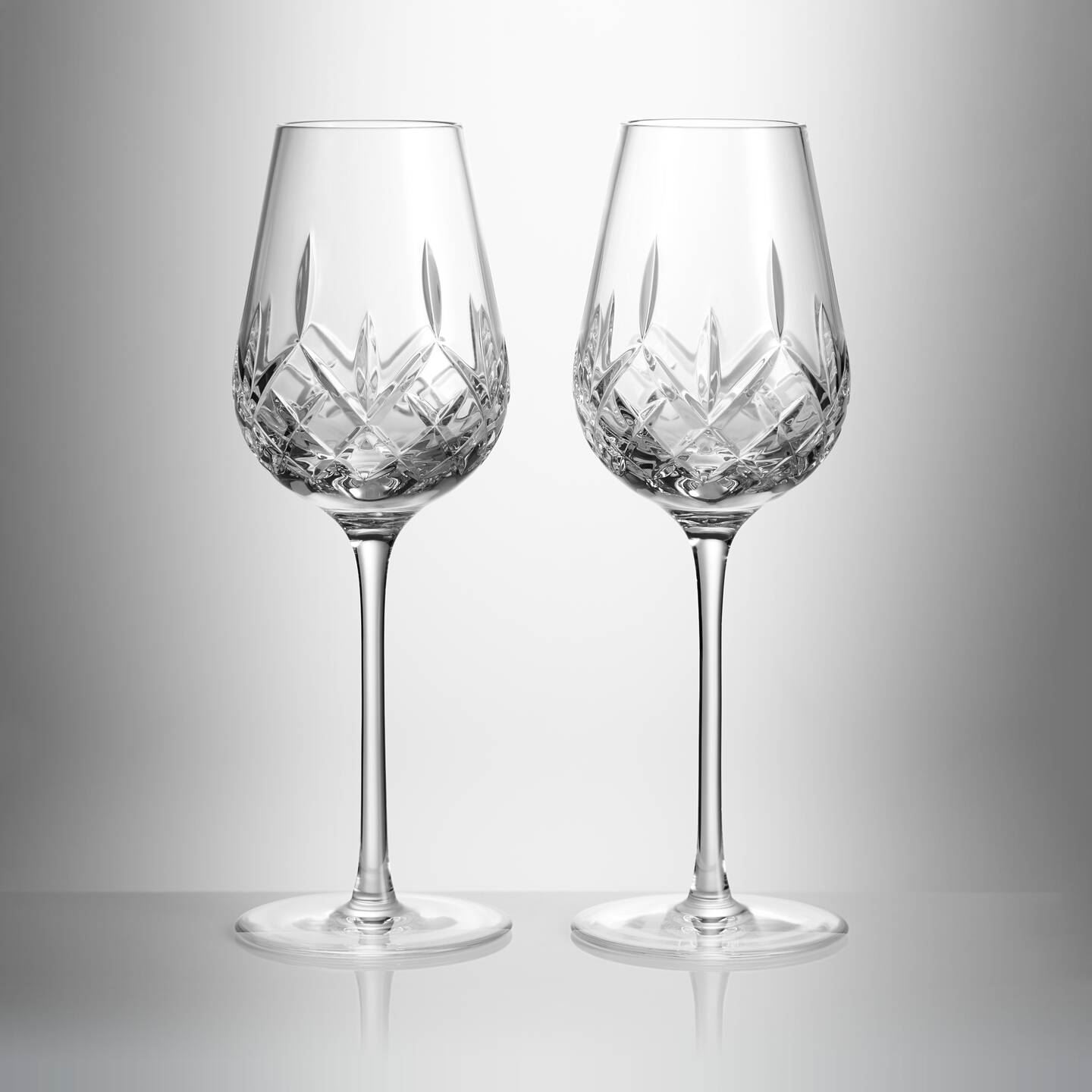 Waterford Crystal LISMORE Brandy Snifter Glasses Set of 2 EXCELLENT