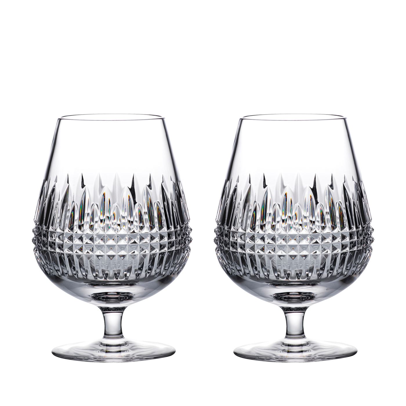 Cut Glass Lindisfarne Crystal Brandy Glass