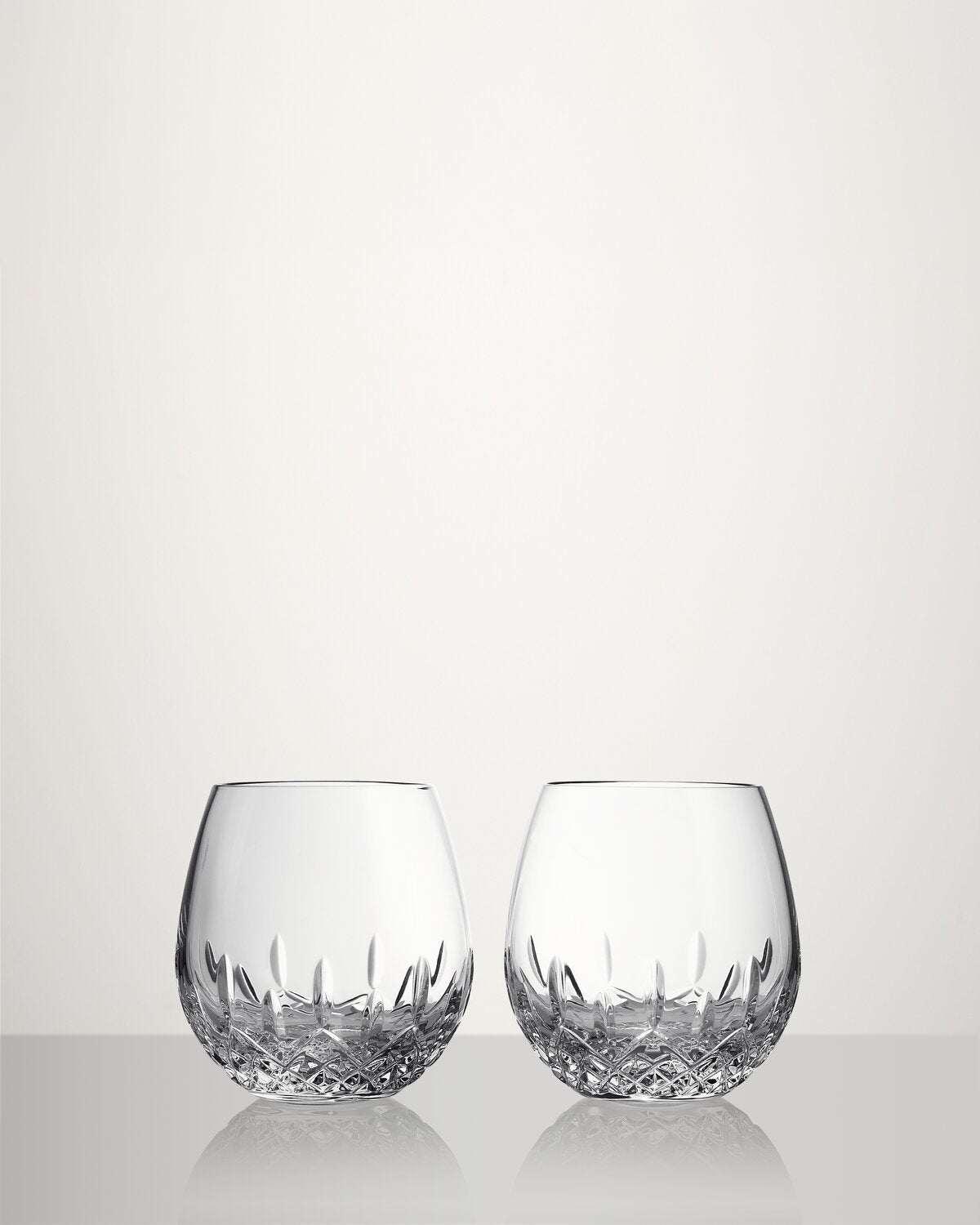 Lismore Essence Stemless Light Red Wine, Pair
