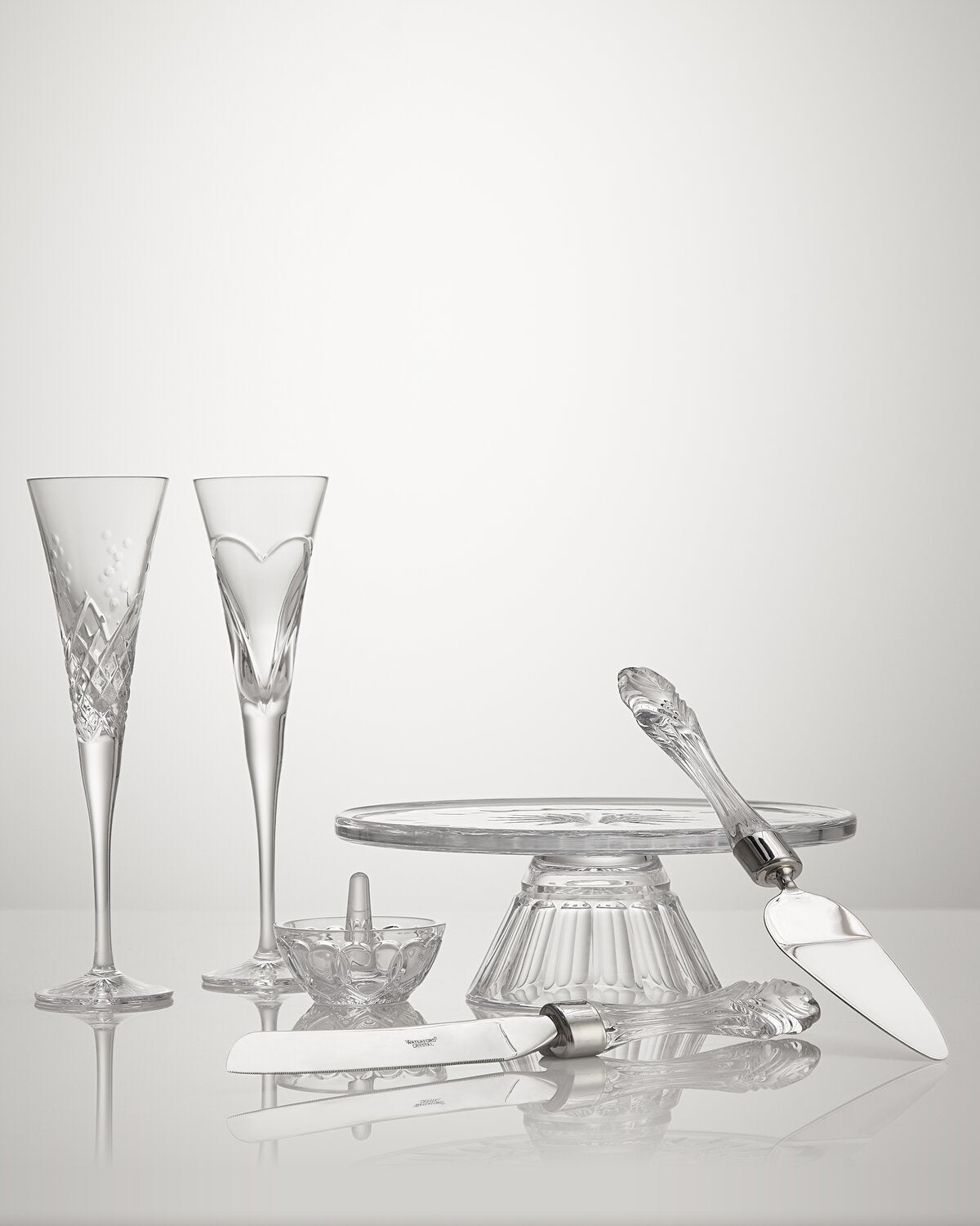 Wishes Love & Romance Toasting Flute, Pair