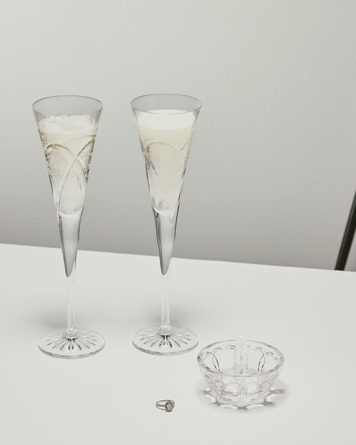 Wishes Love & Romance Toasting Flute, Pair
