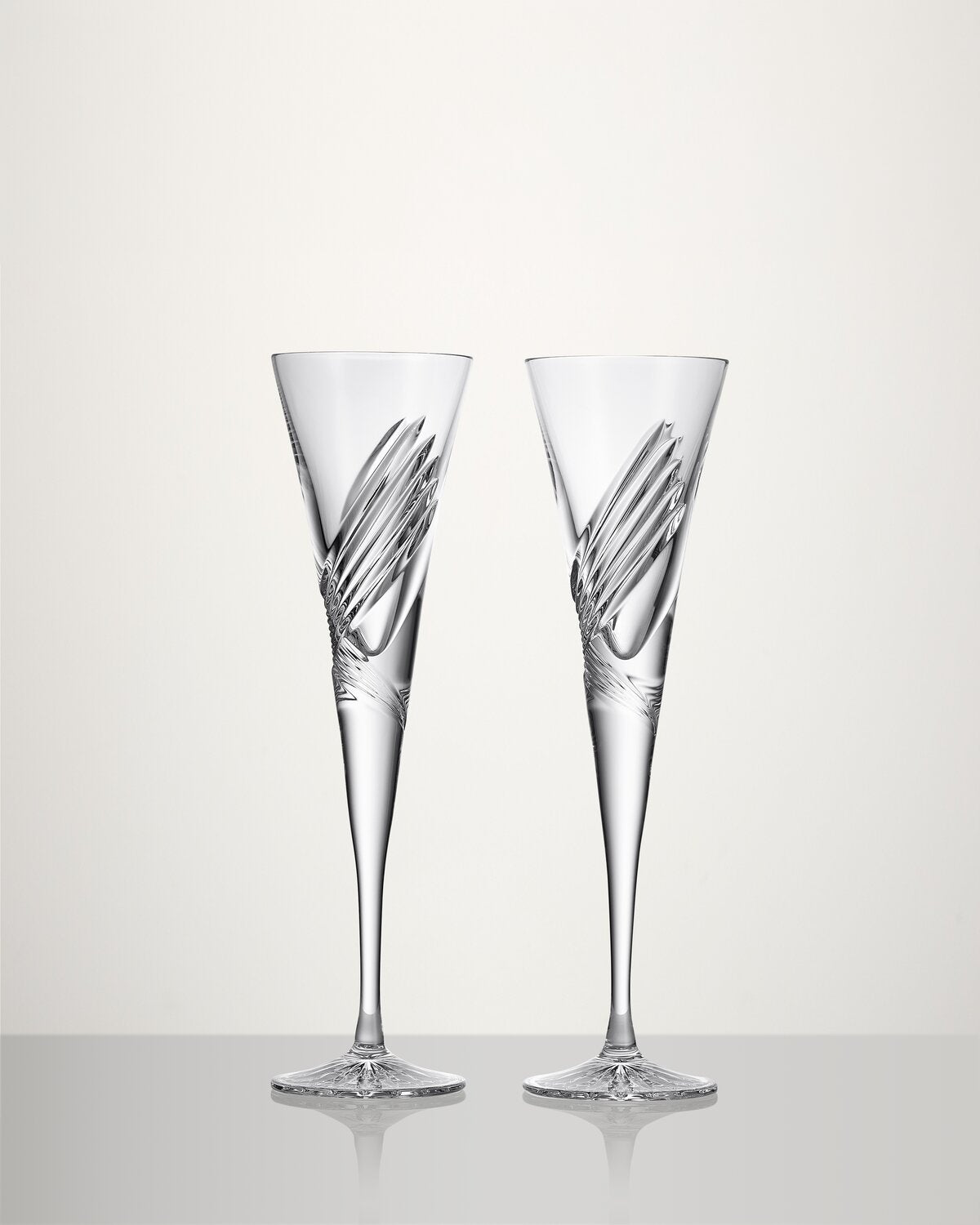 Wishes Beginnings Toasting Flute, Pair