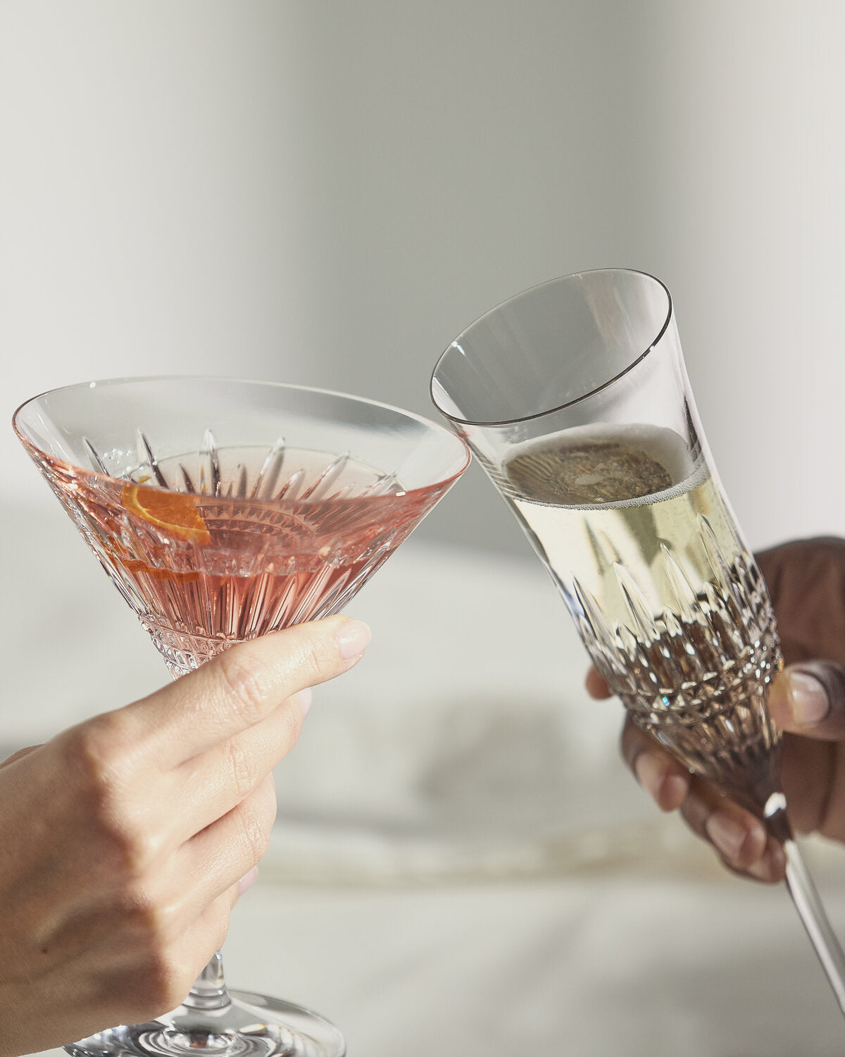 Lismore Diamond Champagne Flute - Lismore Diamond Essence Champagne Flute