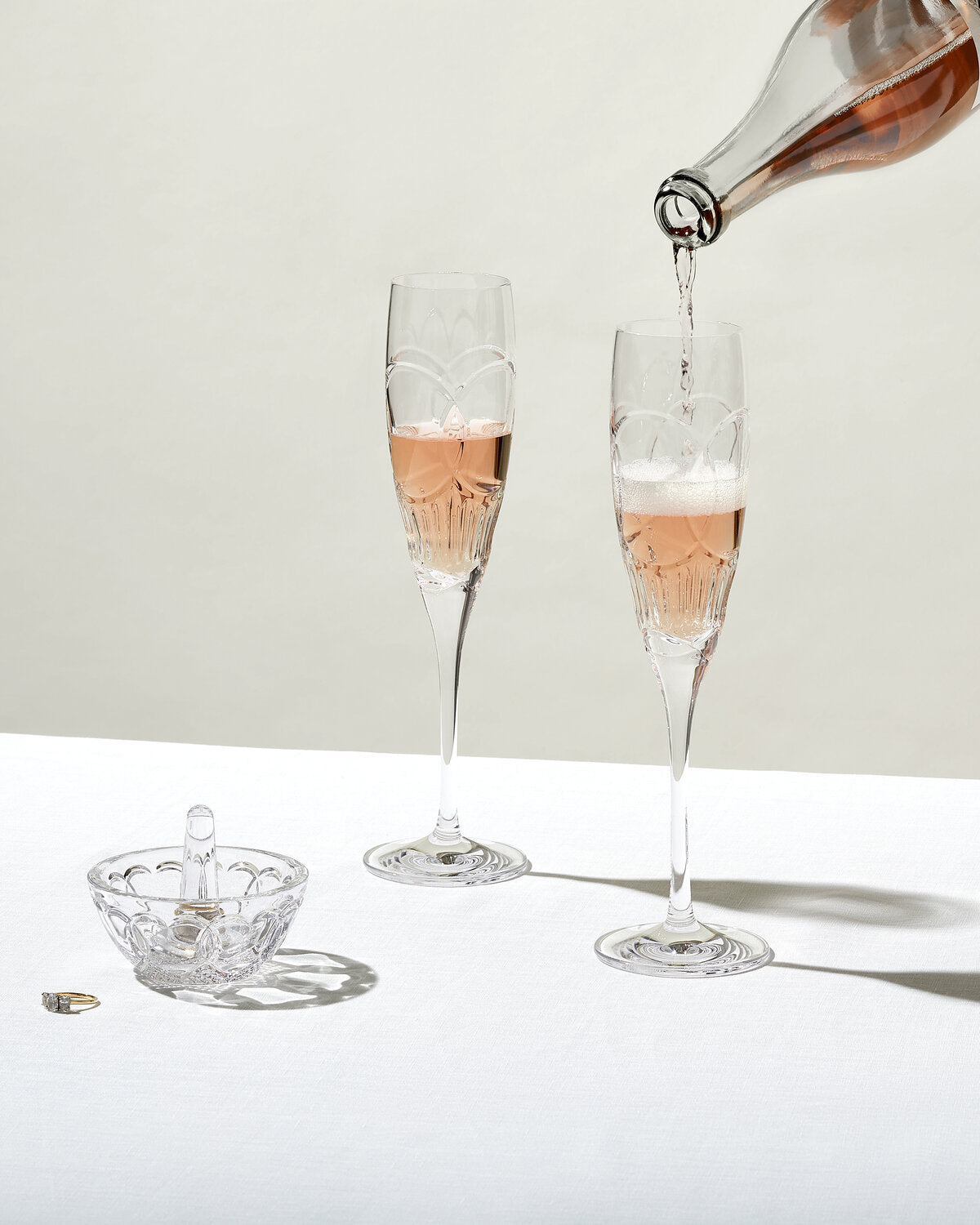 Waterford Love True Love Champagne Flute, Set of 2