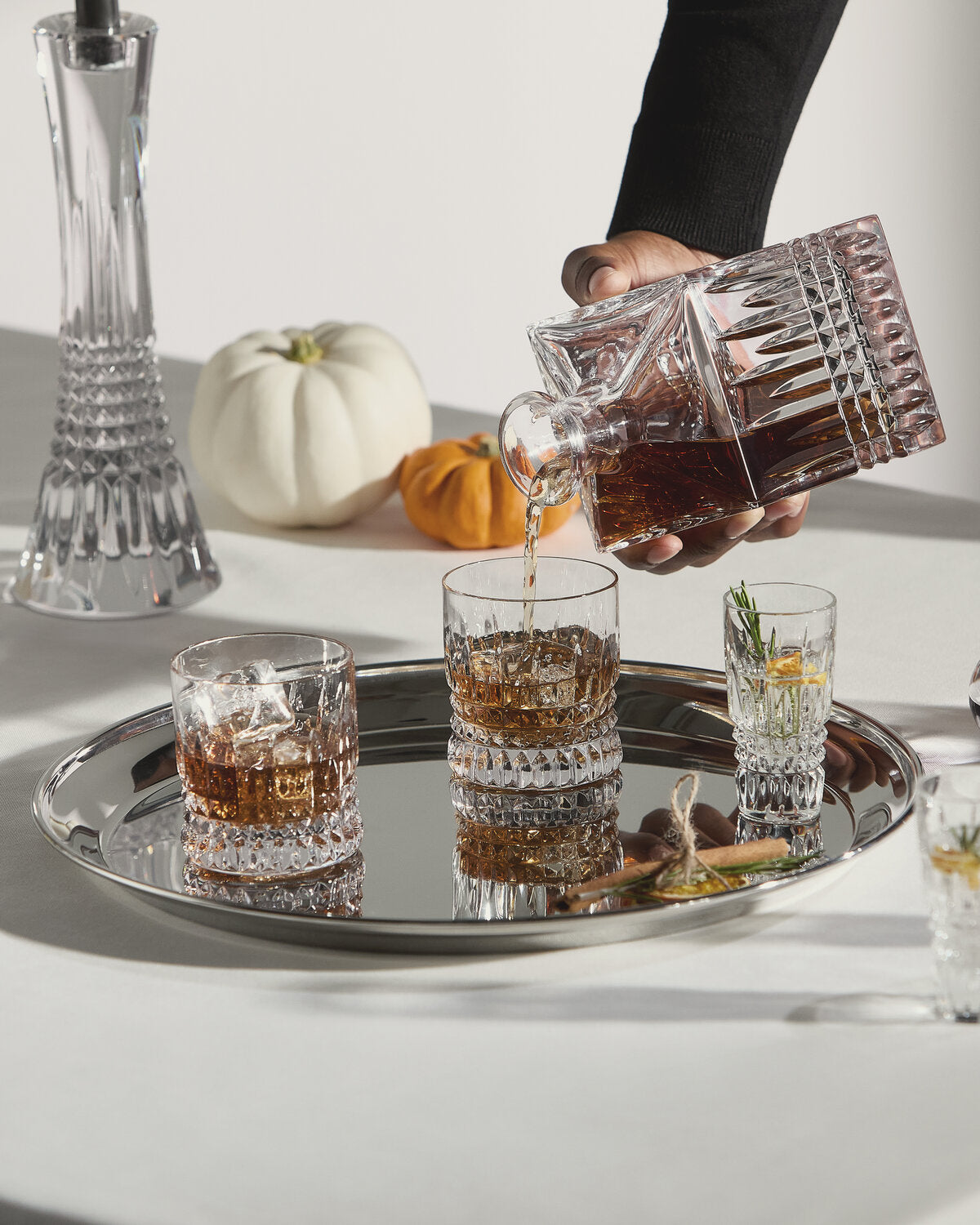 Lismore Diamond Mixed Straight Sided Tumbler, Set of 4 - Lismore Connoisseur Diamond Straight Sided Tumbler, Set of 4