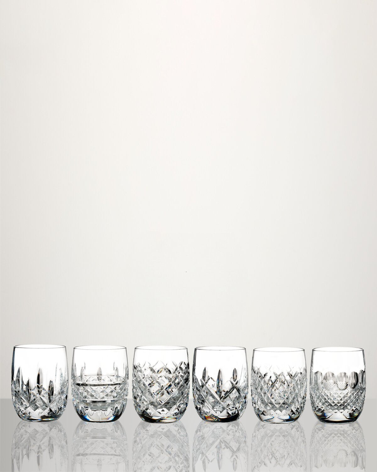 Lismore Mixed Heritage Rounded Tumbler, Set of 6 - Lismore Connoisseur Heritage Rounded Tumbler, Set of 6
