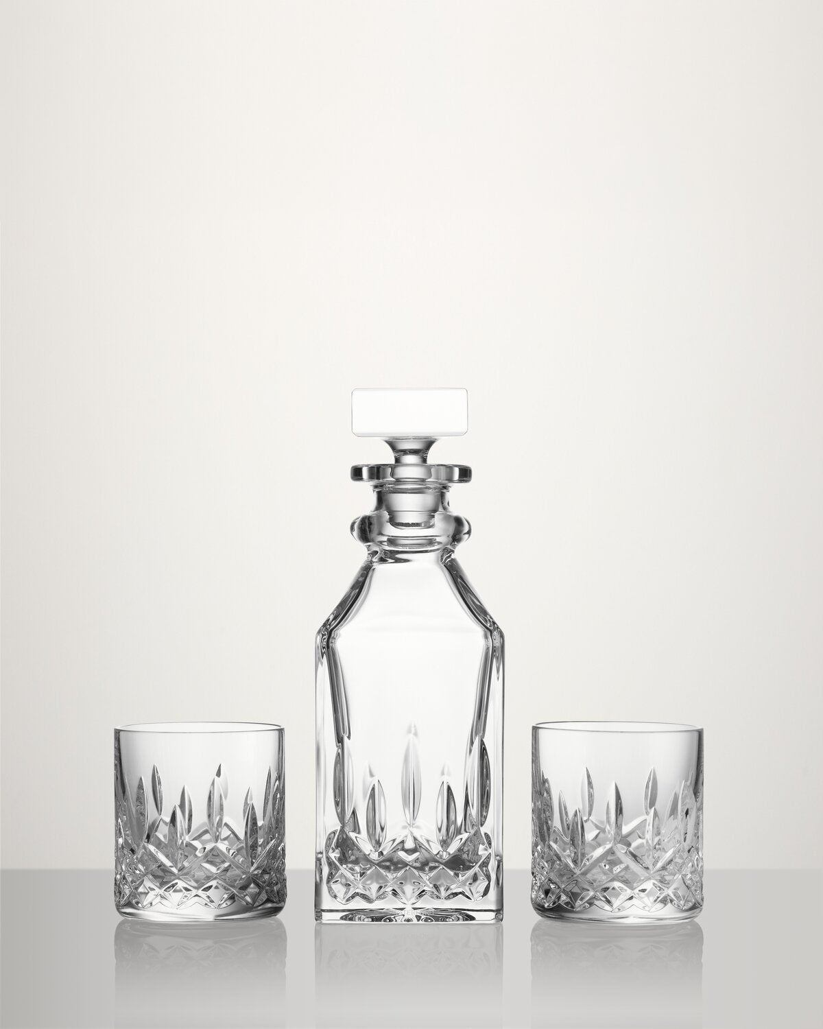 Lismore Connoisseur Square Decanter & Tumbler, Set of 2
