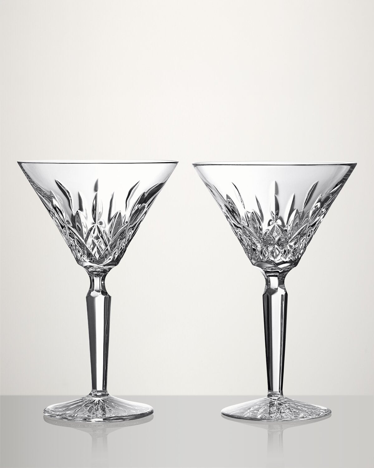 Waterford Lismore Martini Glass, Set of 2