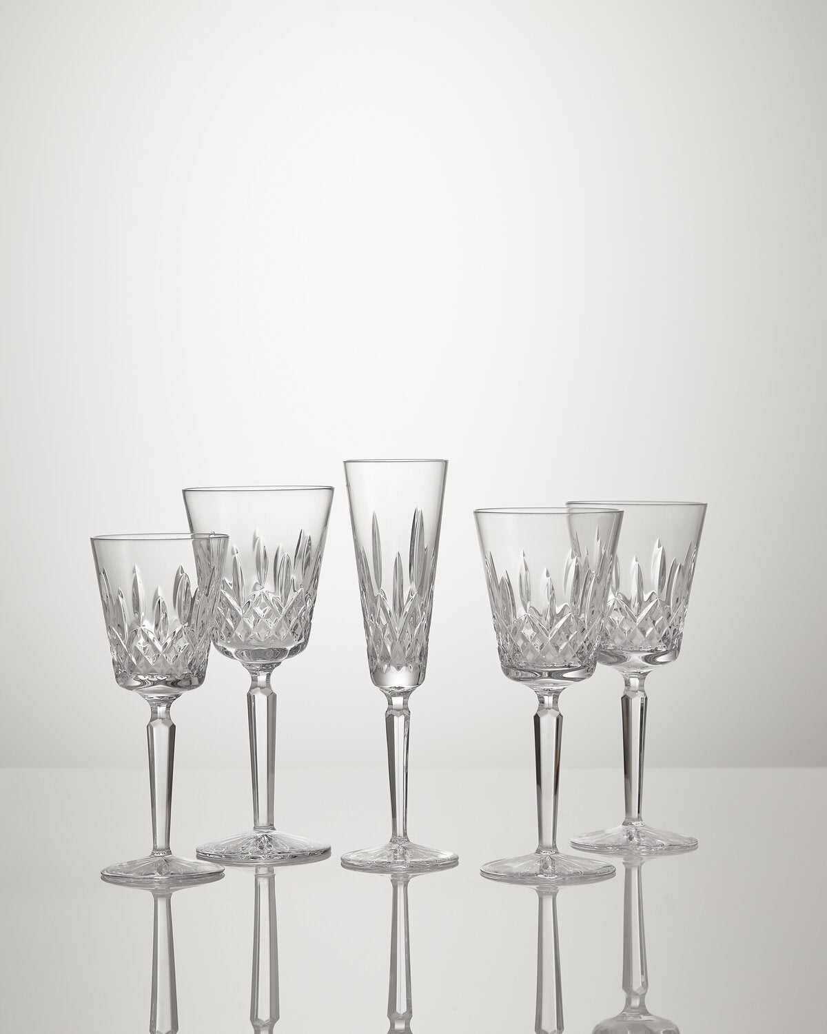 Lismore Tall Medium Wine, Set of 2