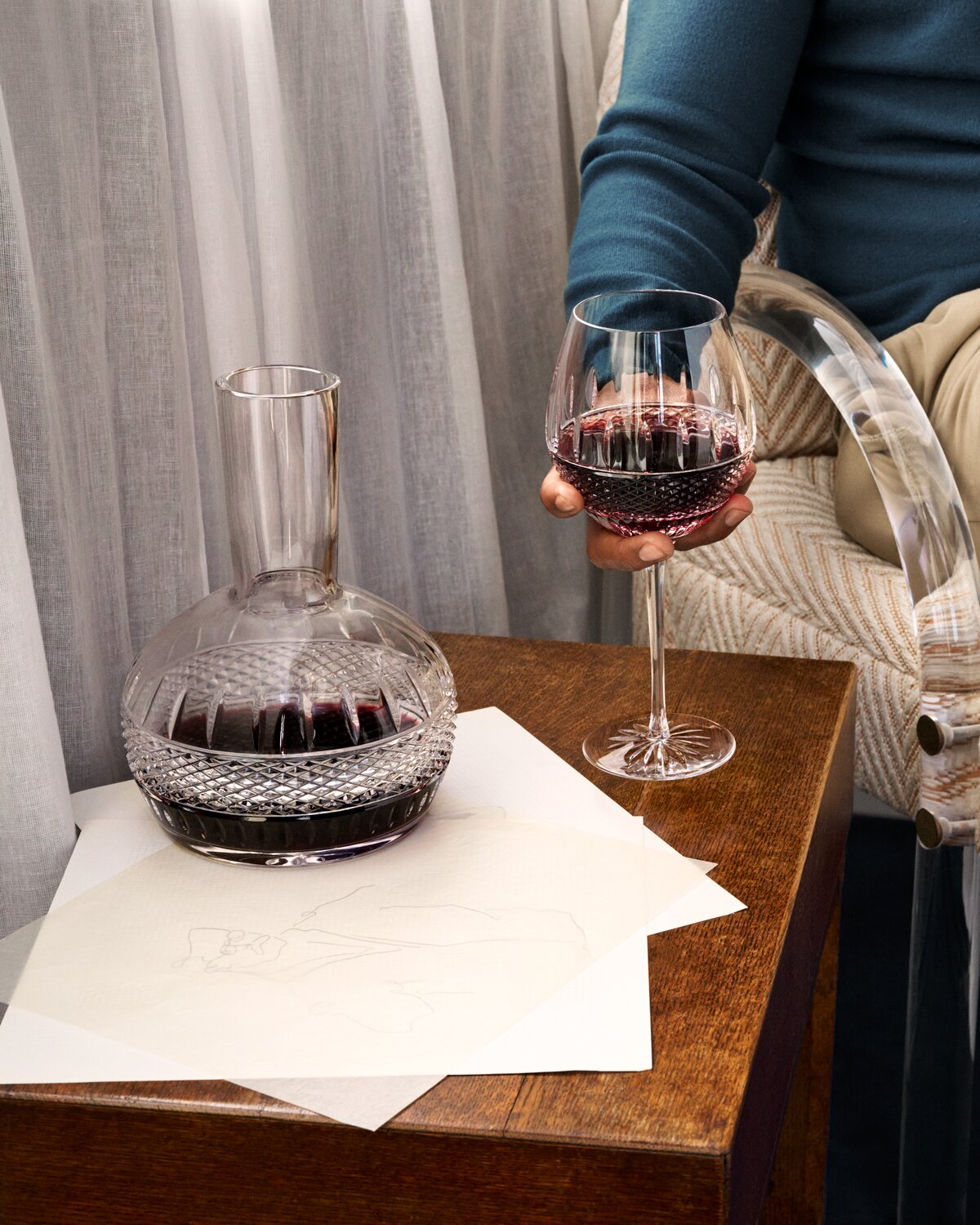 Irish Lace Decanting Carafe