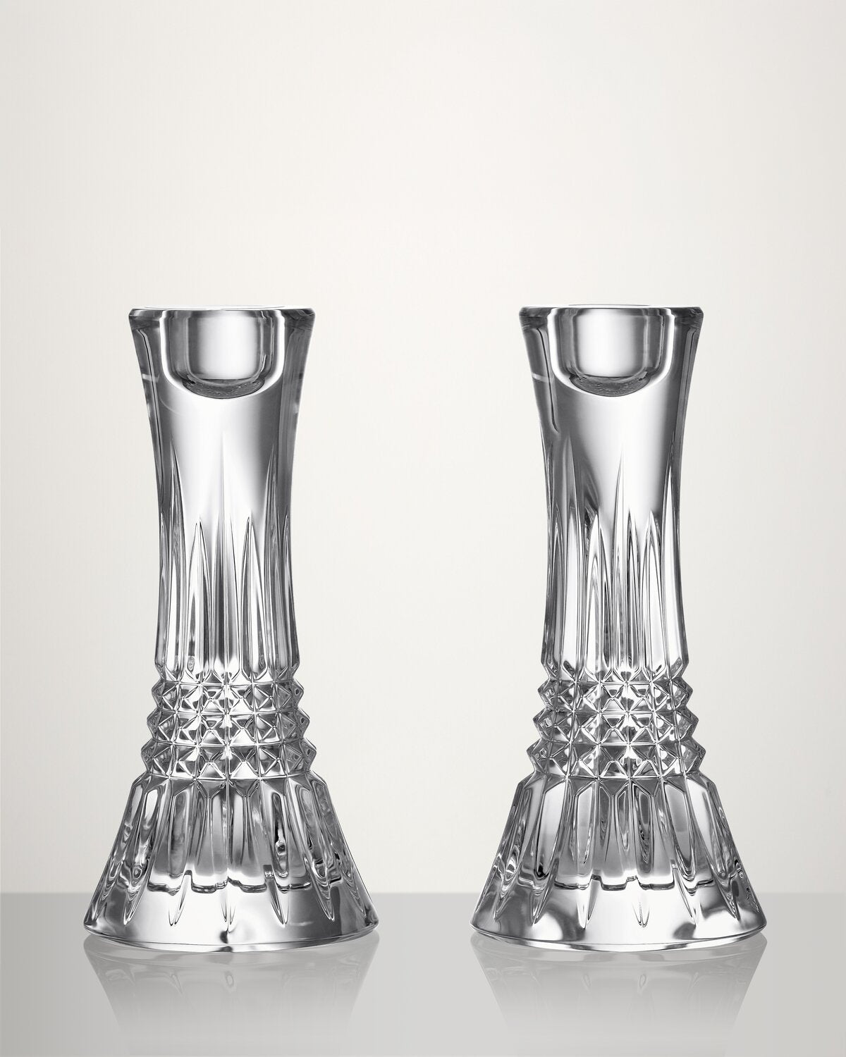 Lismore Diamond Candlestick, Set of 2