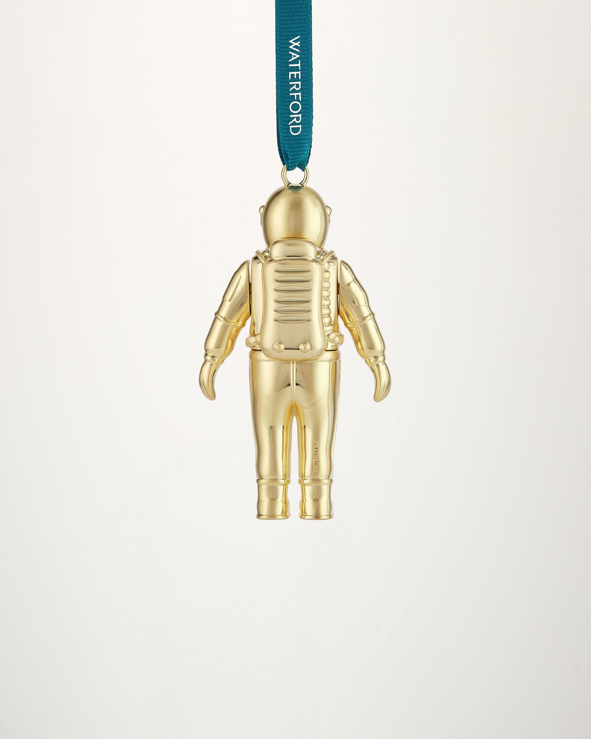 Christmas Spaceman Golden Ornament