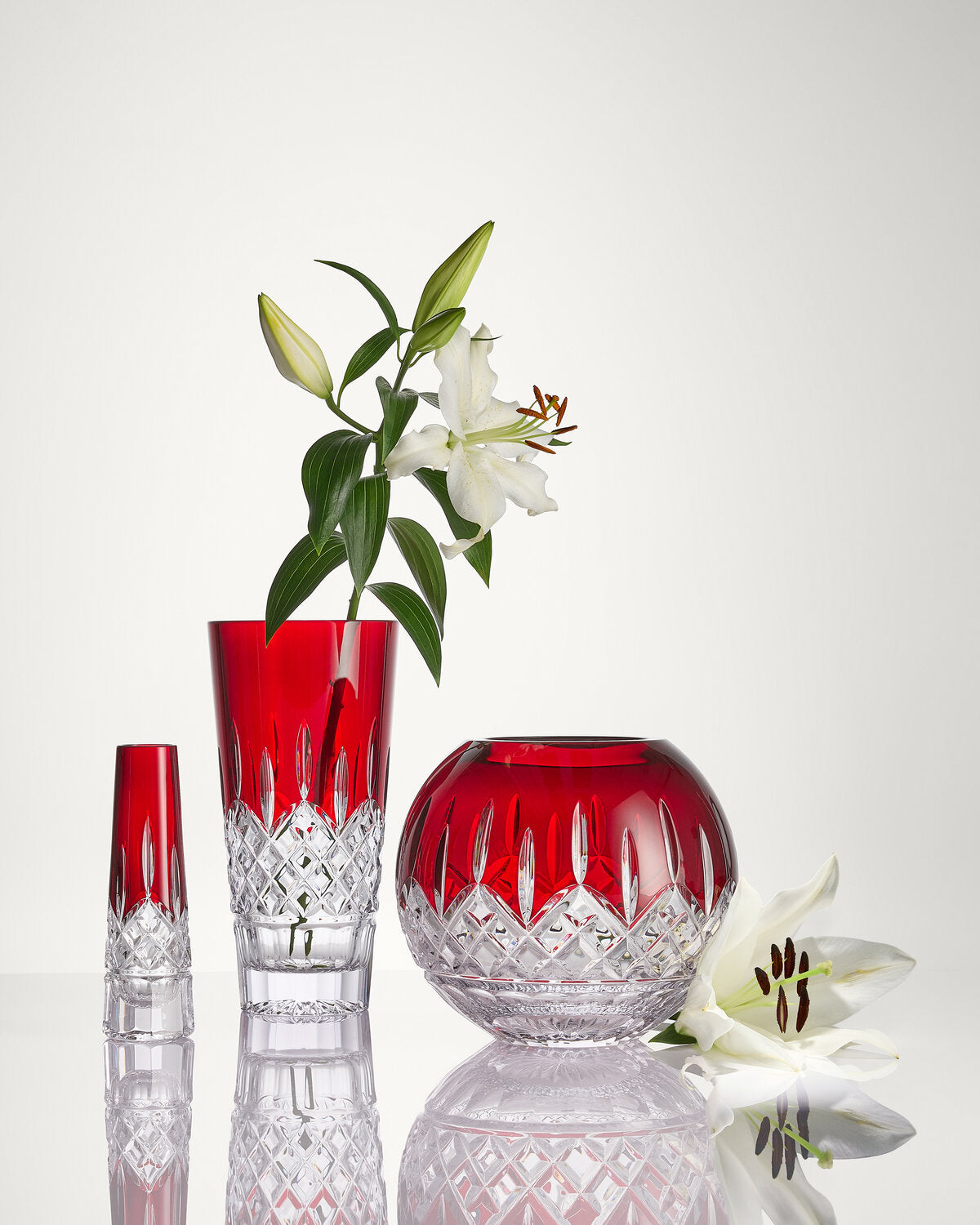 Lismore Red Rose Bowl