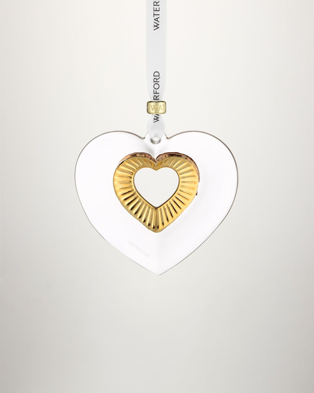 Christmas Heart With Gold Ornament