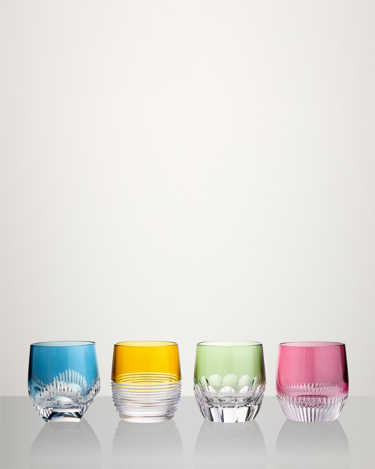 Mixology Color Tumbler, Mixed Set of 4