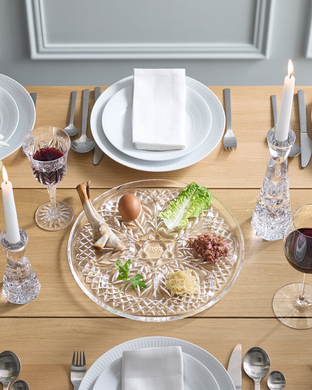 Judaica Kiddush Cup with Stem