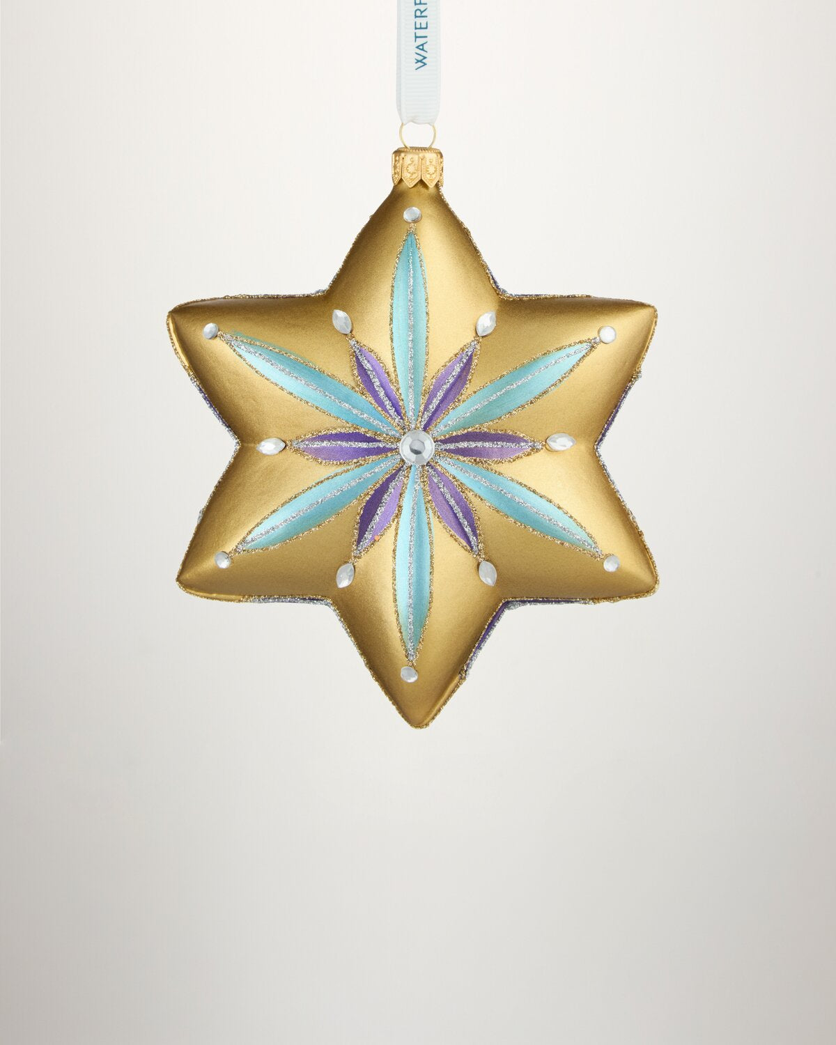 Christmas Holiday Heirlooms Star Ornament Gold