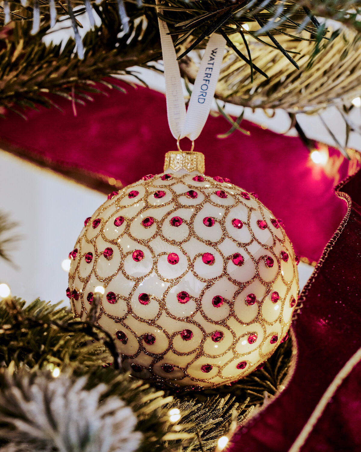 Christmas Holiday Heirlooms Sparkle Ornament | Waterford