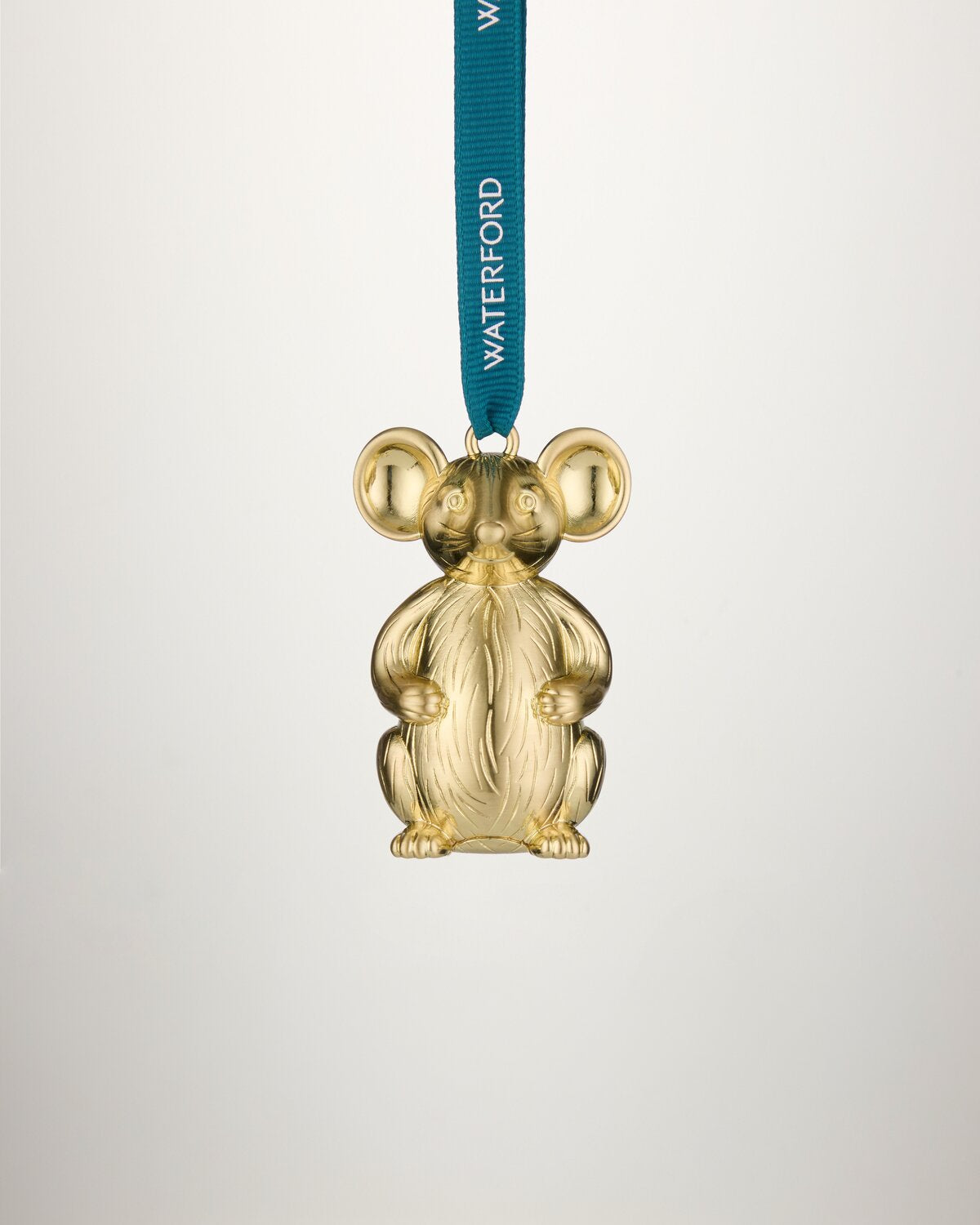 Christmas Mouse Golden Ornament | Waterford