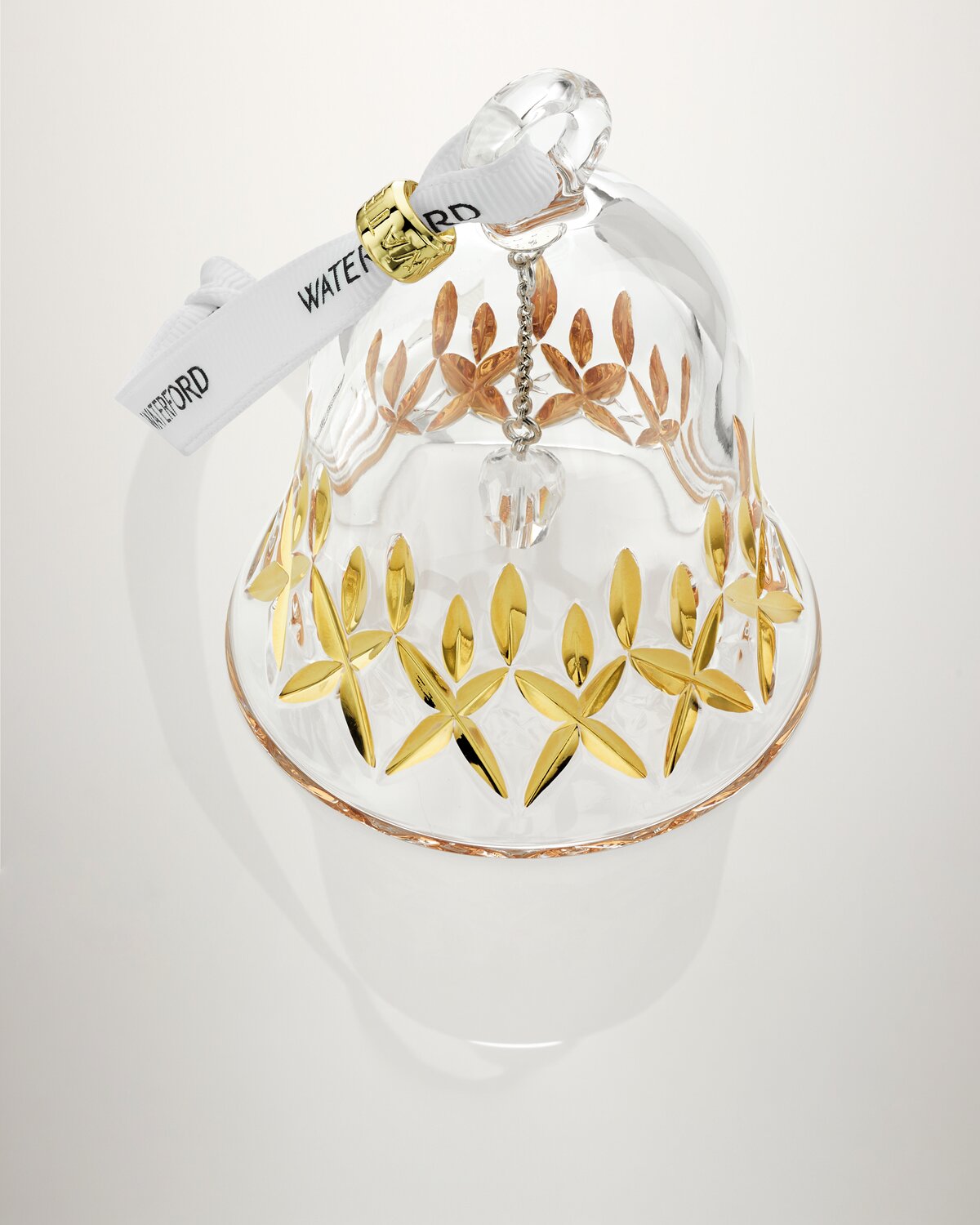 Christmas Lismore Bell Ornament Gilded