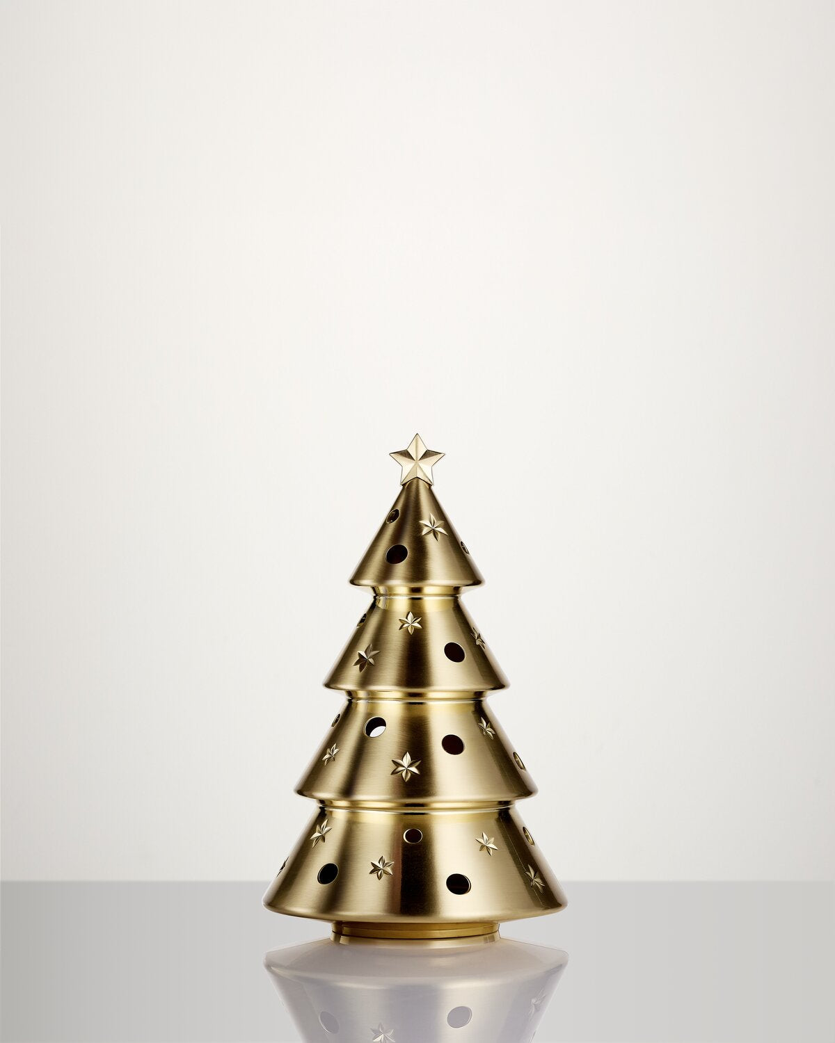 Christmas Standing Tree Golden Ornament Large