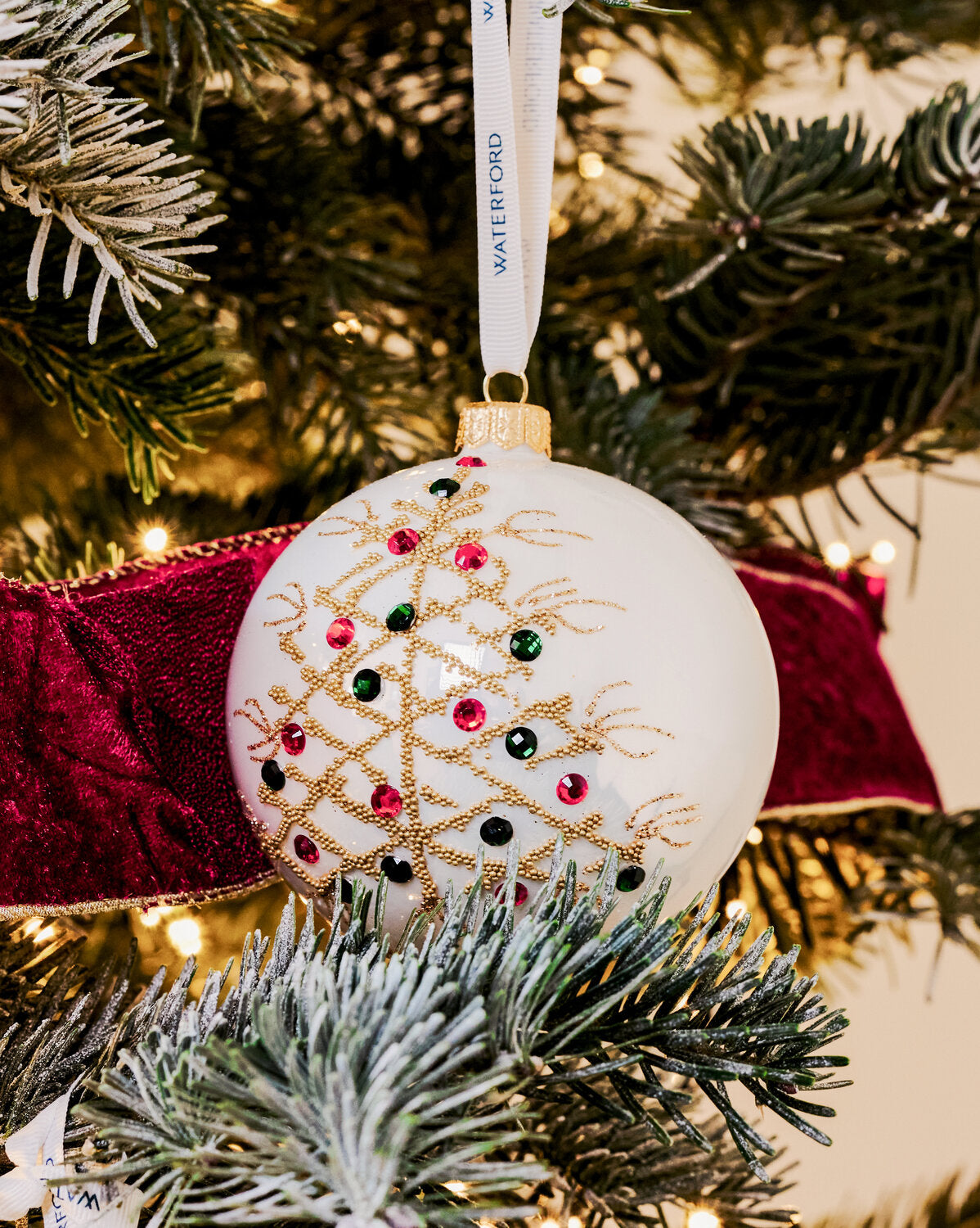 Christmas Holiday Heirlooms Winter Jewels Ornament | Waterford