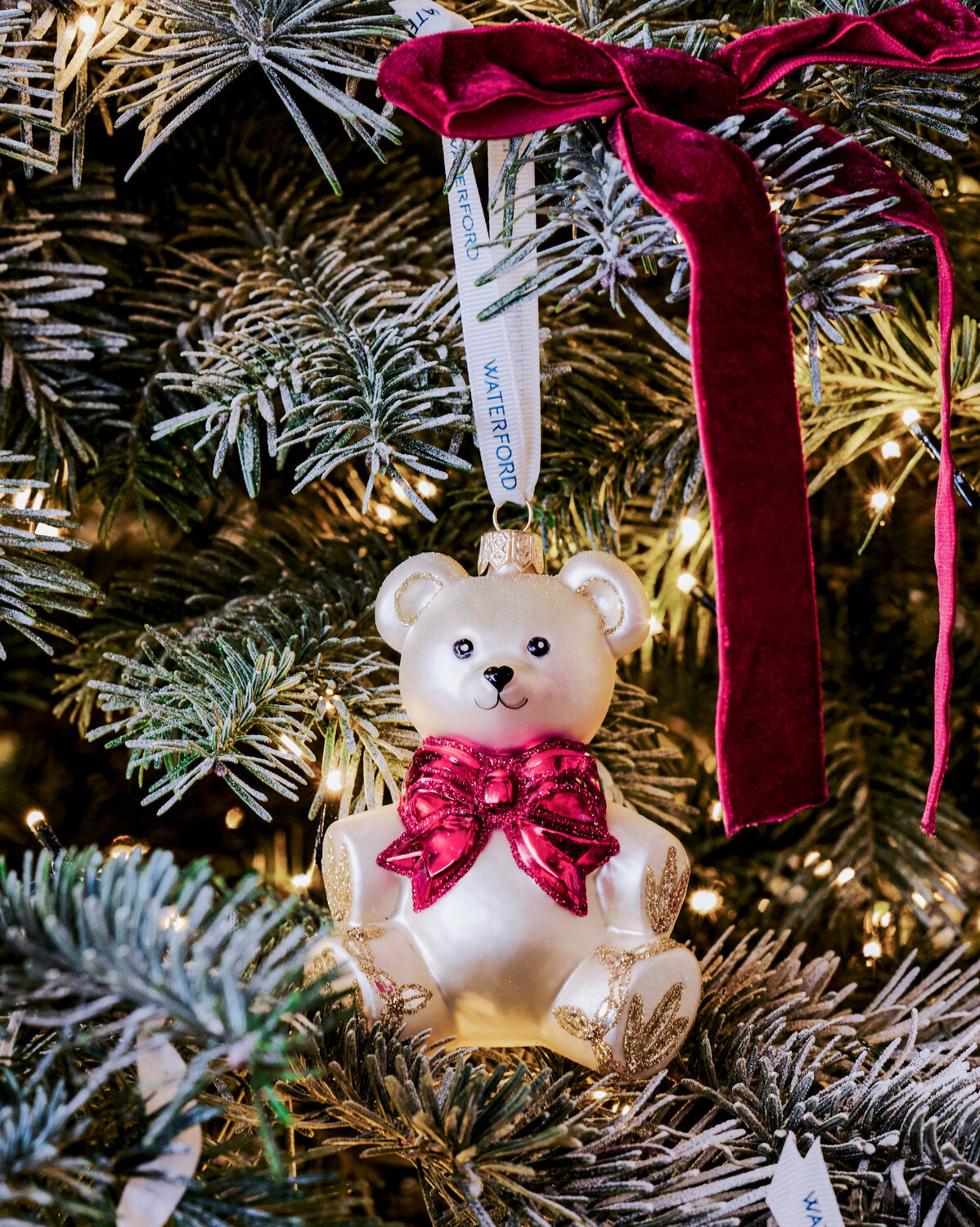 Christmas Holiday Heirlooms Teddy Ornament 2026