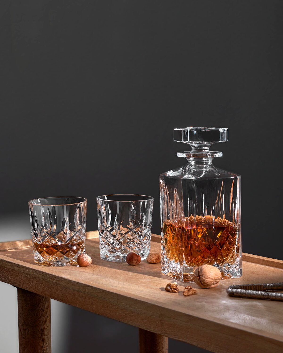 Marquis Markham Double Old Fashioned, Set of 2 & Square Decanter - Marquis Markham Double Old Fashioned Glass, Set of 2 & Square Decanter