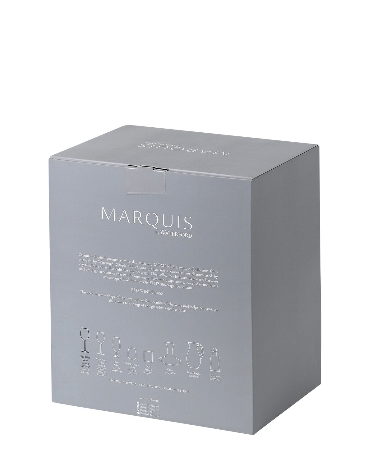 Marquis Moments Red Wine Glass, Set of 4
