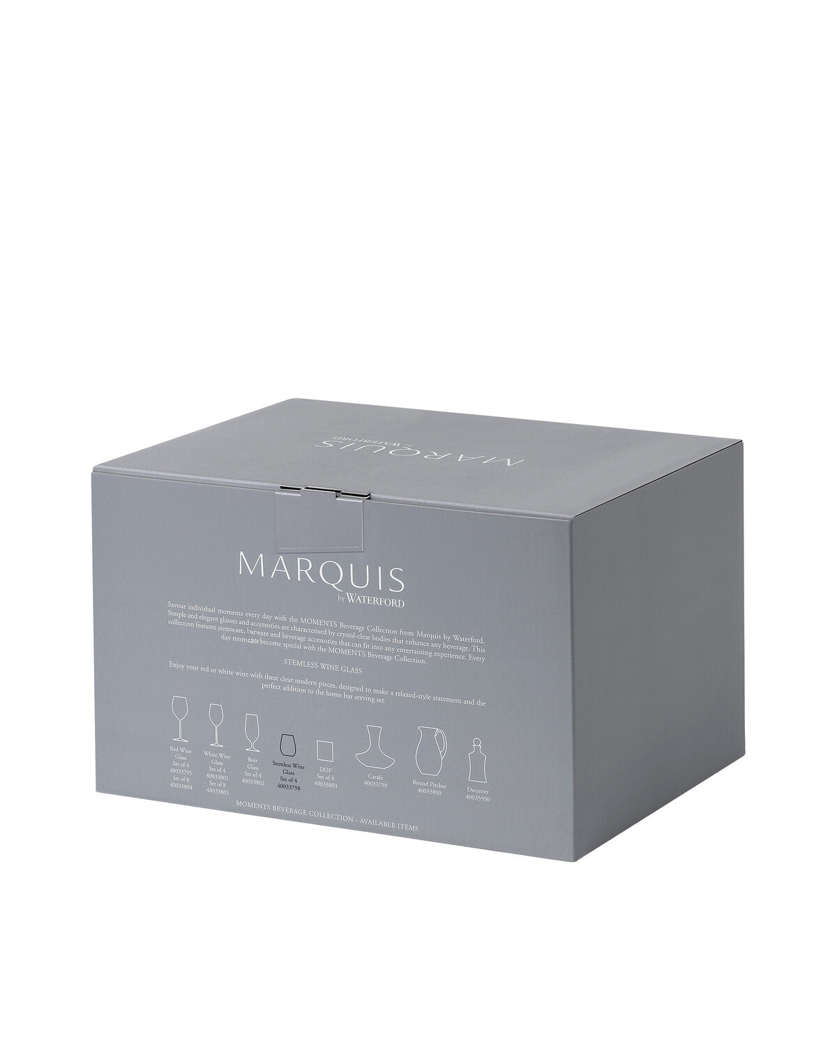 Marquis Moments Stemless Wine Glass, Set of 4