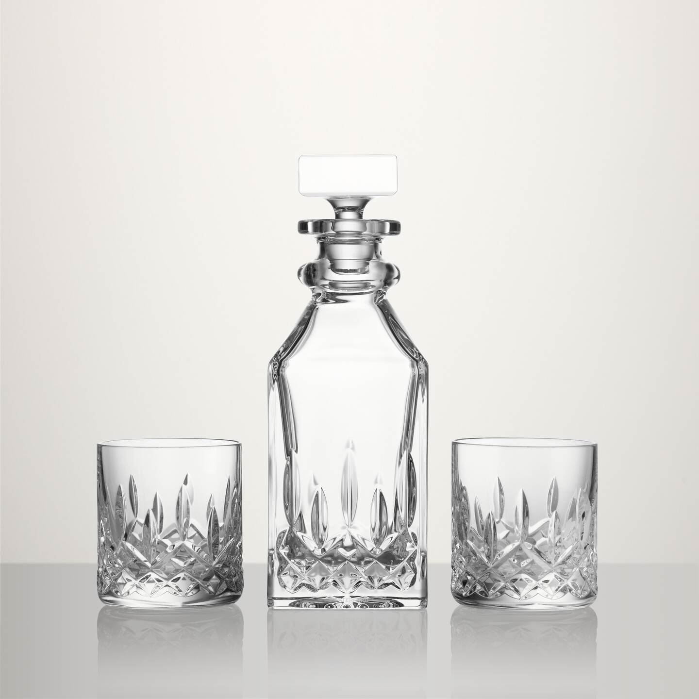 Waterford Waterford Lismore Connoisseur Square Decanter & Tumbler, Set of 2 Image