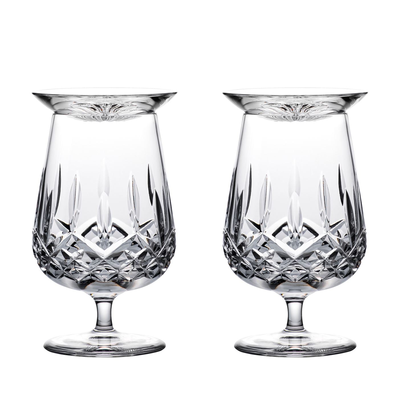Waterford Waterford Connoisseur Lismore Rum Snifter & Tasting Cap 8 OZ Set/2 Image