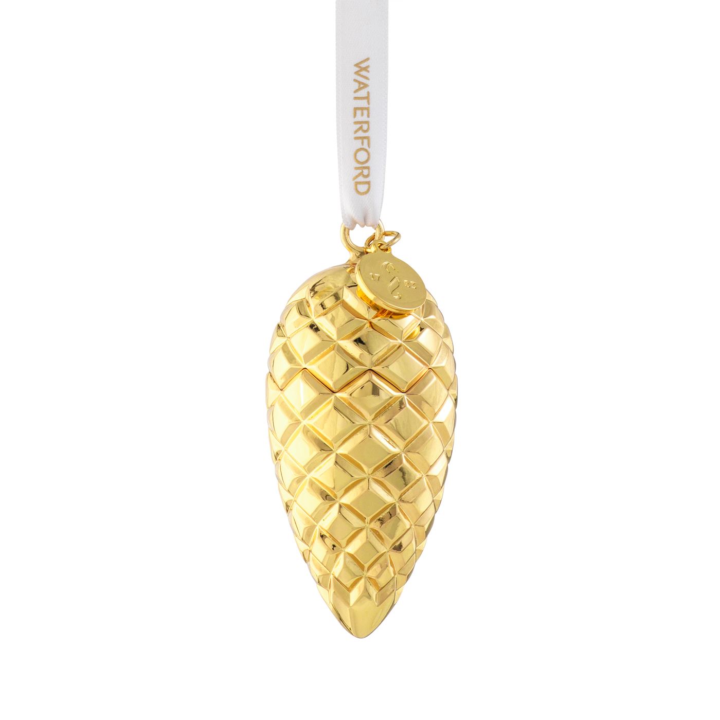 Waterford Waterford Fir Cone Golden Ornament Image