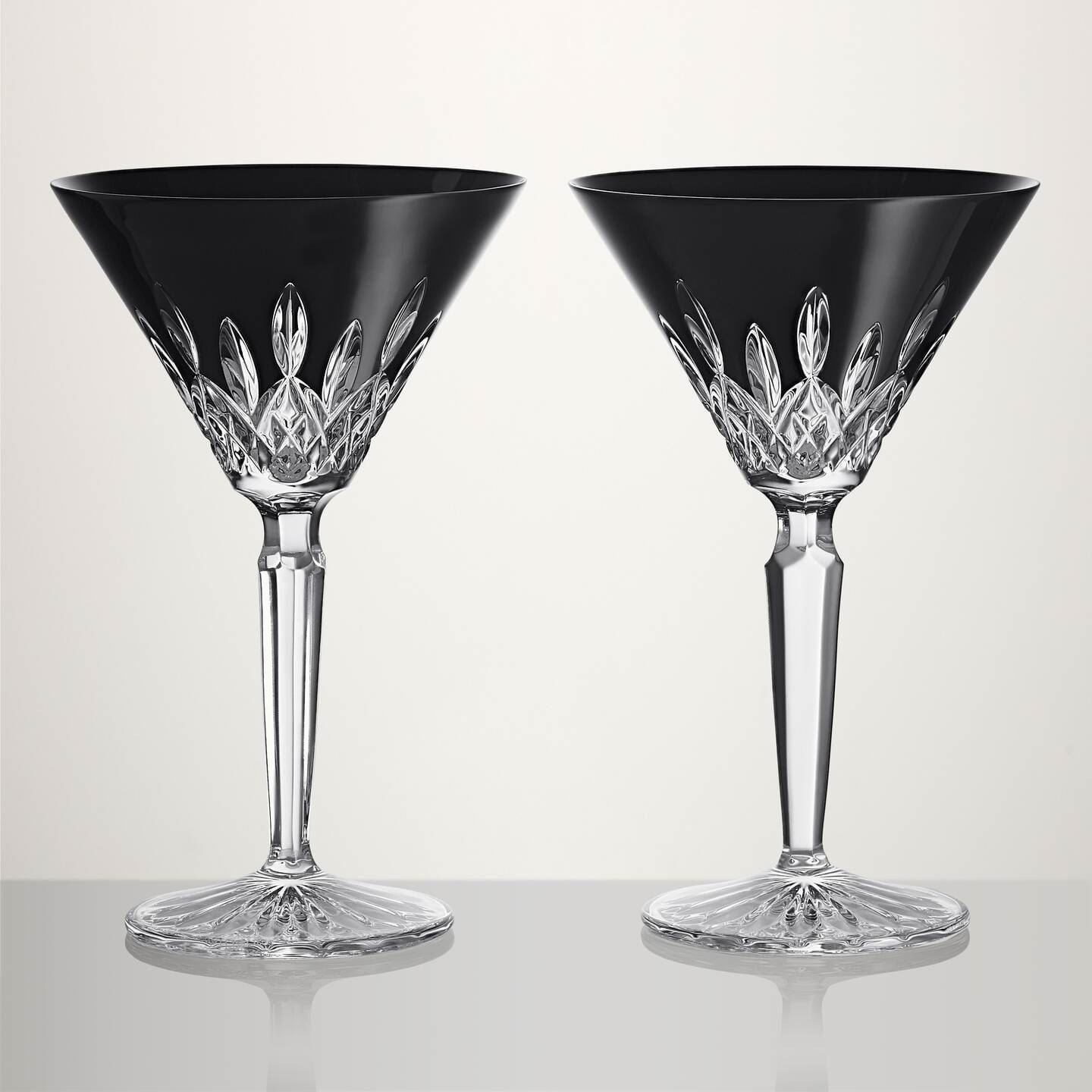 Waterford Waterford Lismore Black Martini Glass, Set of 2 Image