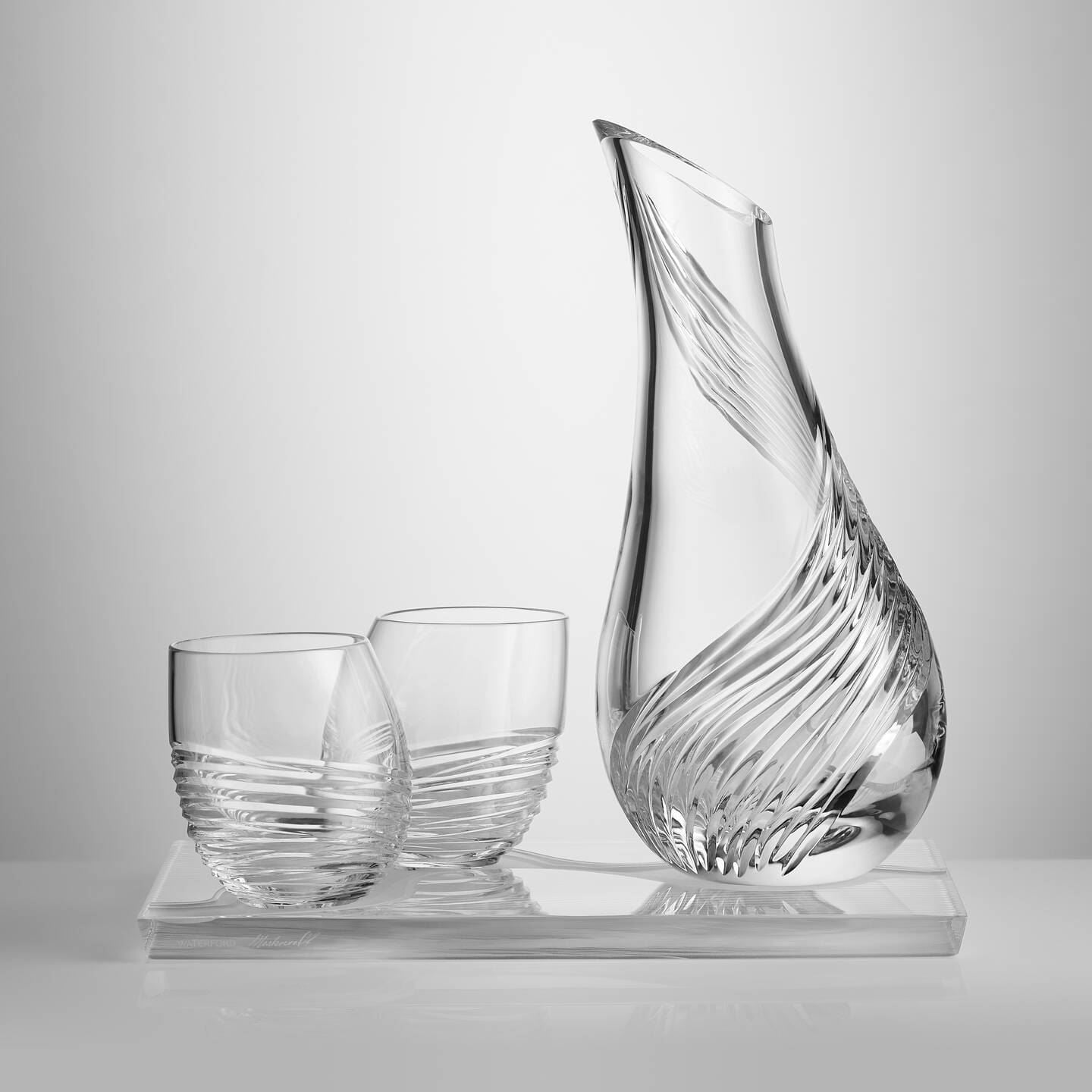 Waterford Waterford Mastercraft Mastercraft Water Carafe 38oz and Tumbler 12oz Set/2 Image
