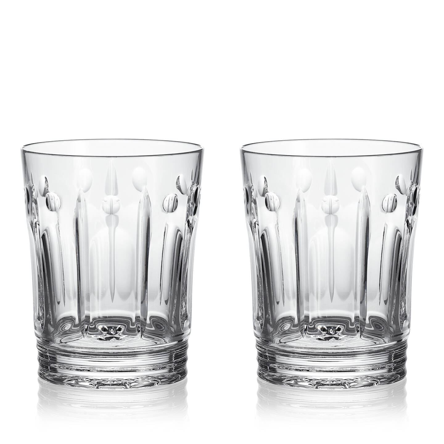 Waterford Waterford Winter Wonders Whiskey Glass Clear Rose Set/2 Image