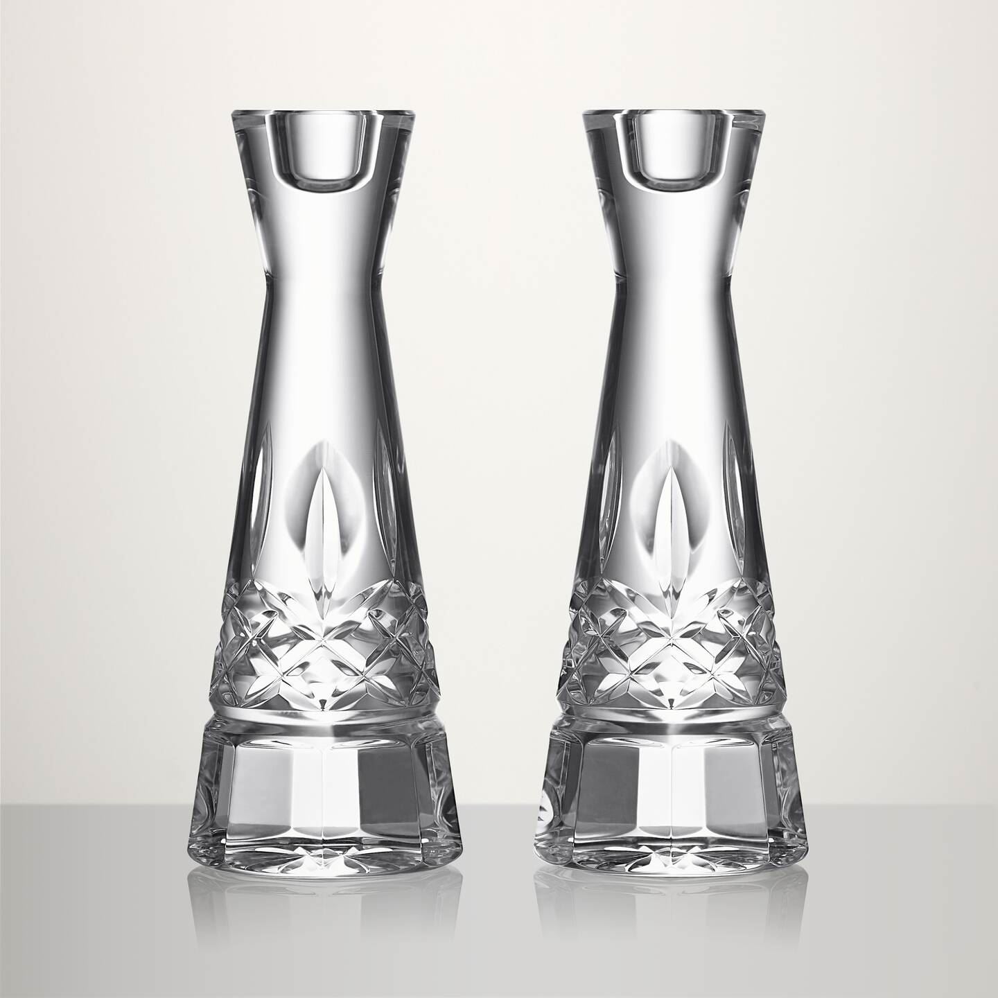 Waterford Waterford Lismore Round Candlestick 20cm, Set of 2 Image
