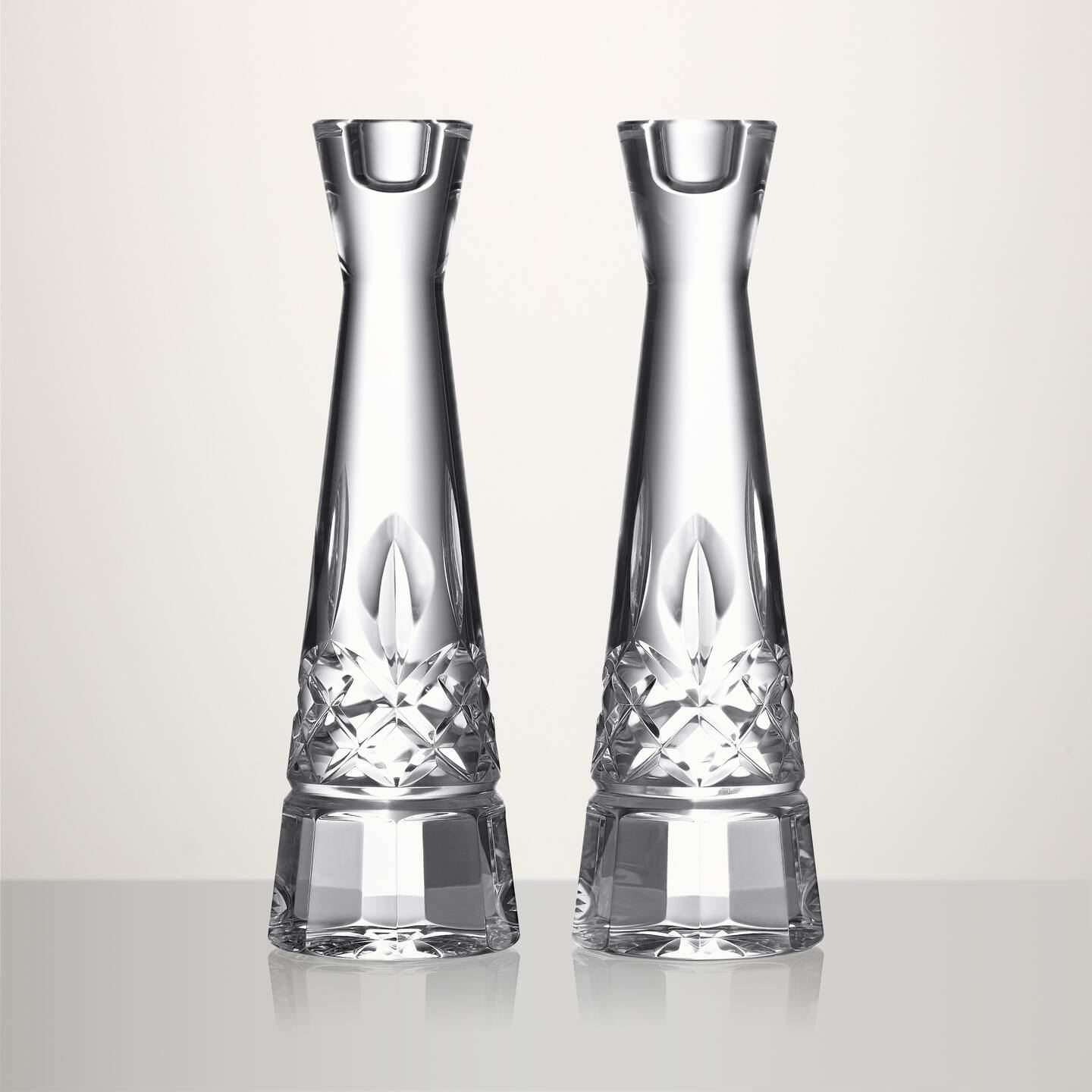 Waterford Waterford Lismore Round Candlestick 25cm, Set of 2 Image